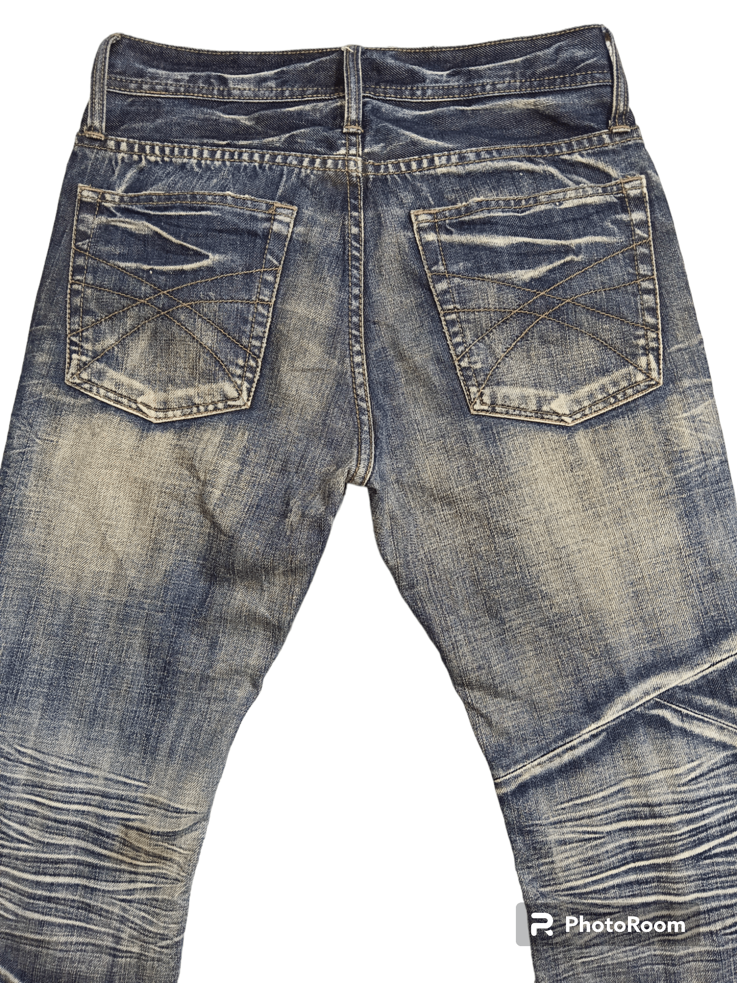 HIDEAWAYS Edge X Rupert Distressed Flare Jeans Size US 28 / EU 44 - 5 Thumbnail