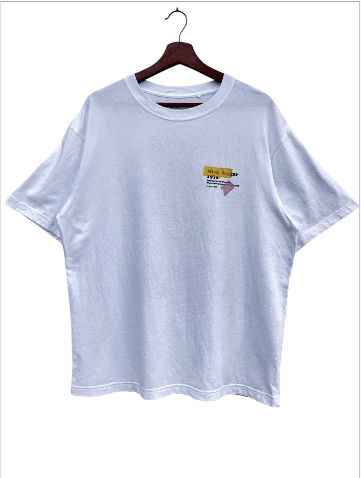 Andy Warhol × The Rolling Stones × Uniqlo Uniqlo x Andy Warhol White T-Shirt Size US L / EU 52-54 / 3 - 2 Thumbnail