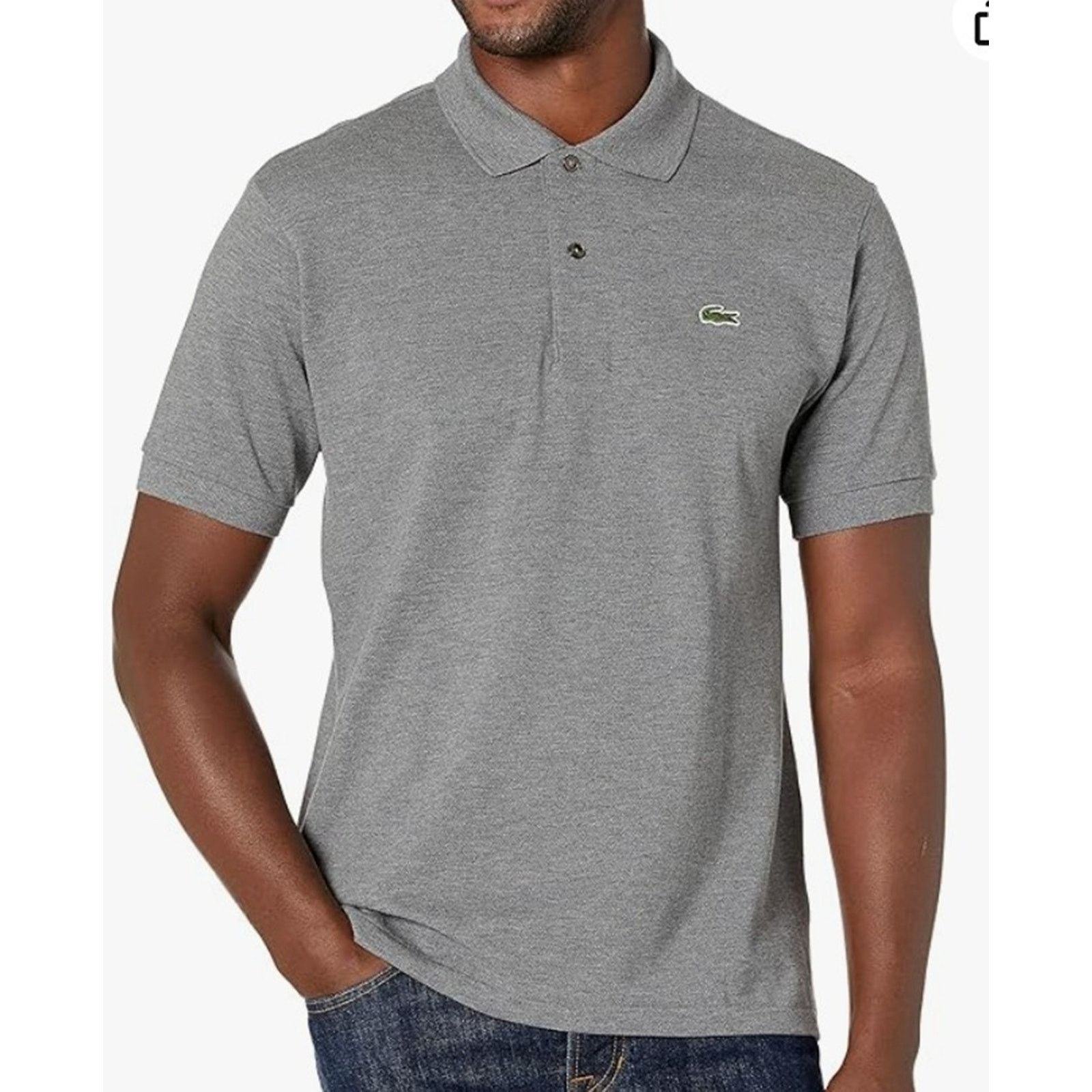 Lacoste Lacoste Men's Classic Short Sleeve Chine Pique Polo Shirt XL Size US XL / EU 56 / 4 - 1 Thumbnail