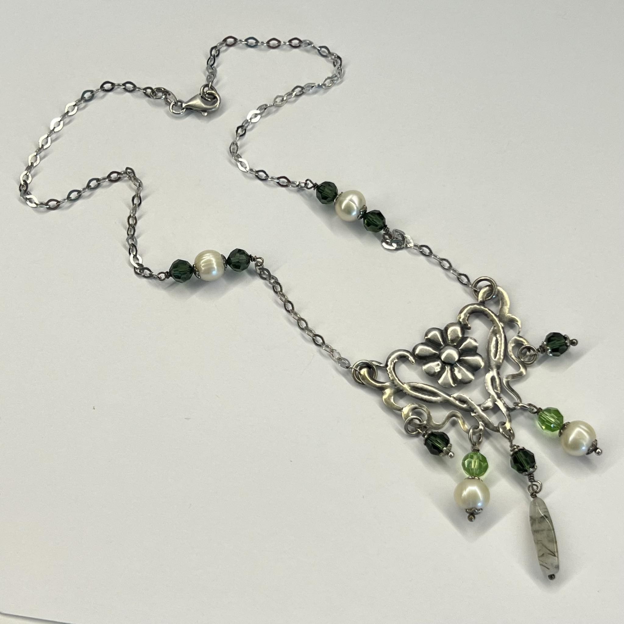 Vintage Jewelry Sterling Silver 925 Chain Necklace 13.6 gr