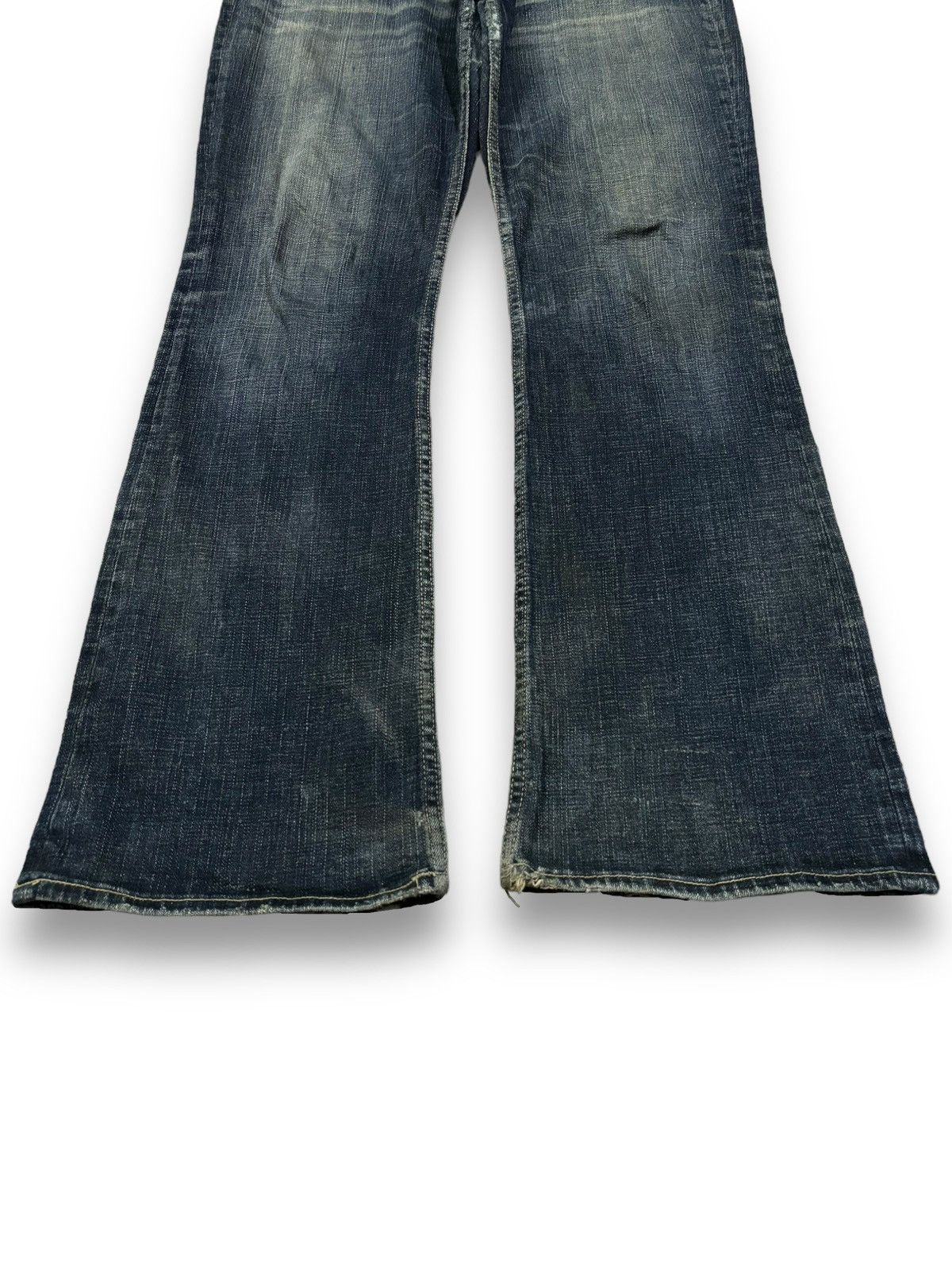 Hysteric Glamour Vintage Japanese Brand Studded Pocket Washed Flare Jeans Size US 33 - 10 Thumbnail
