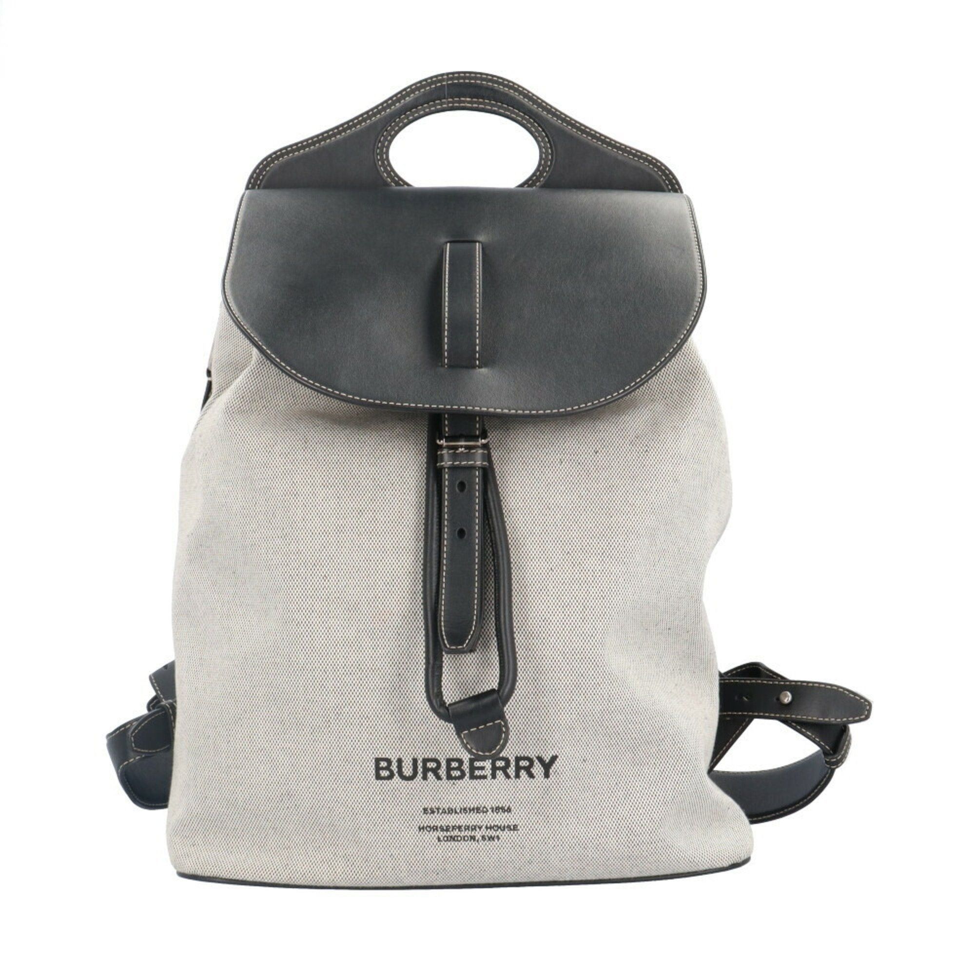 image of Burberry Horseferry Print Pocket Backpack Rucksack/daypack Canvas 8041665 Men's Brb10010000013383 i