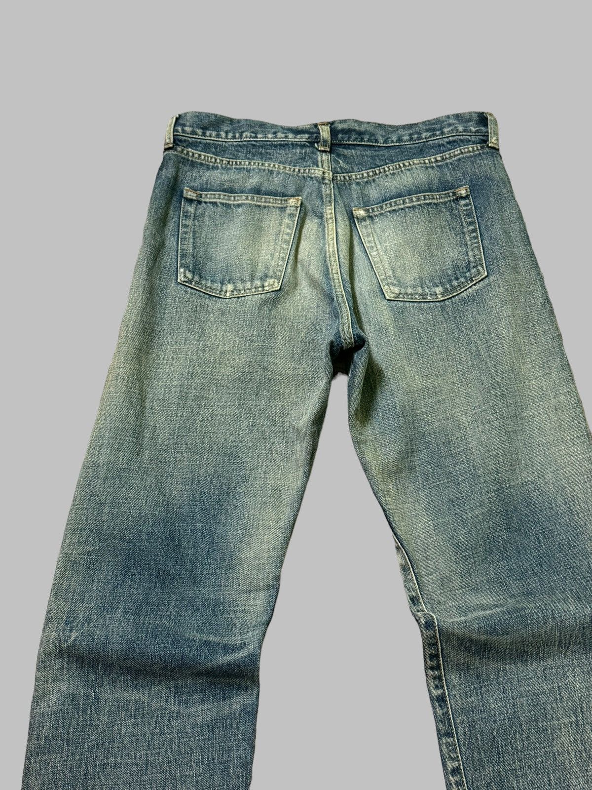 Saint Laurent Paris SAINT LAURENT PARIS D16 MUDDY WASH DISTRESSED DENIM JEAN Size US 31 - 11 Thumbnail