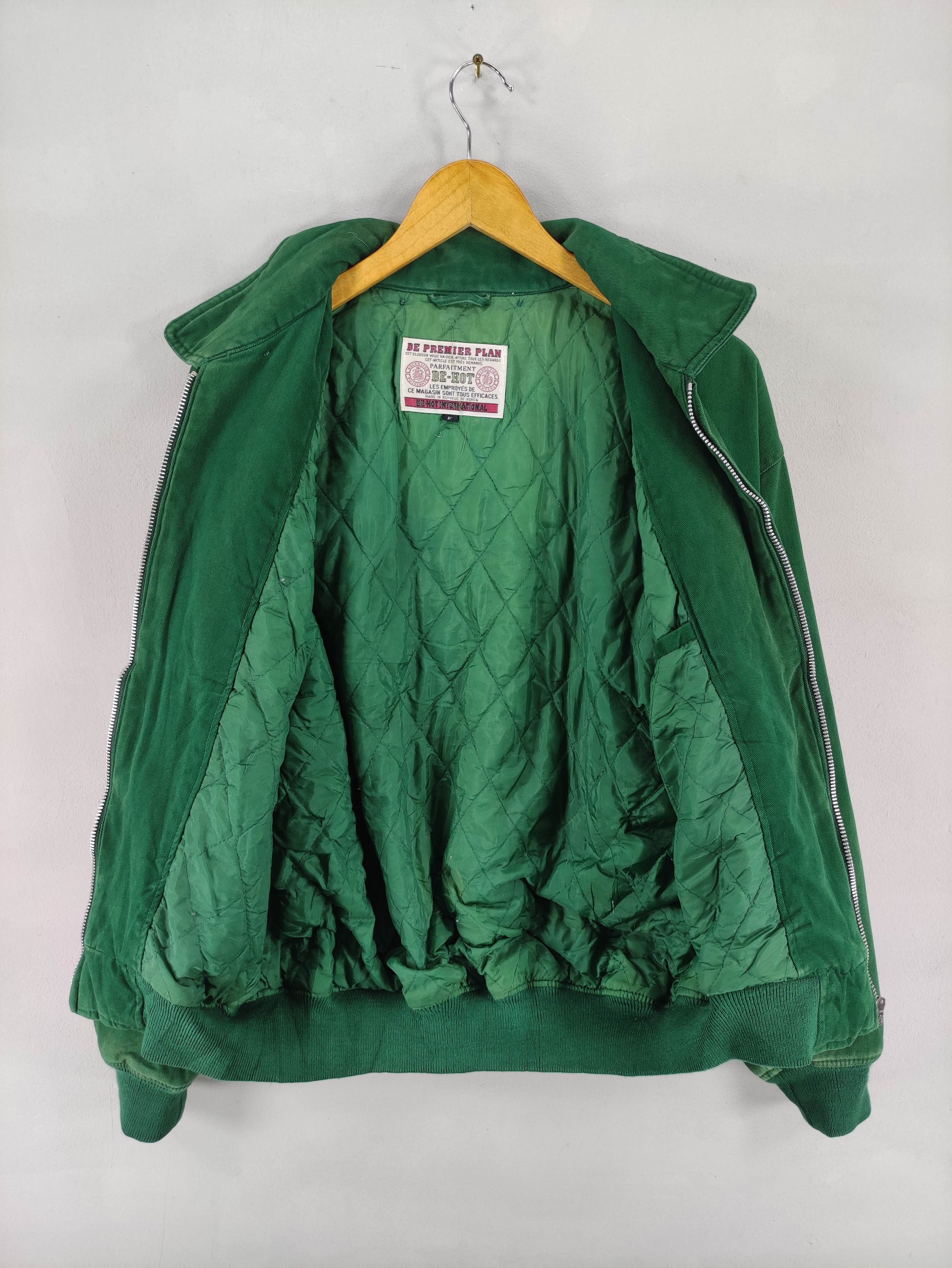 Japanese Brand Vintage Be-Hot Bomber Jacket Embroidered Logo Zipper Size US L / EU 52-54 / 3 - 8 Thumbnail