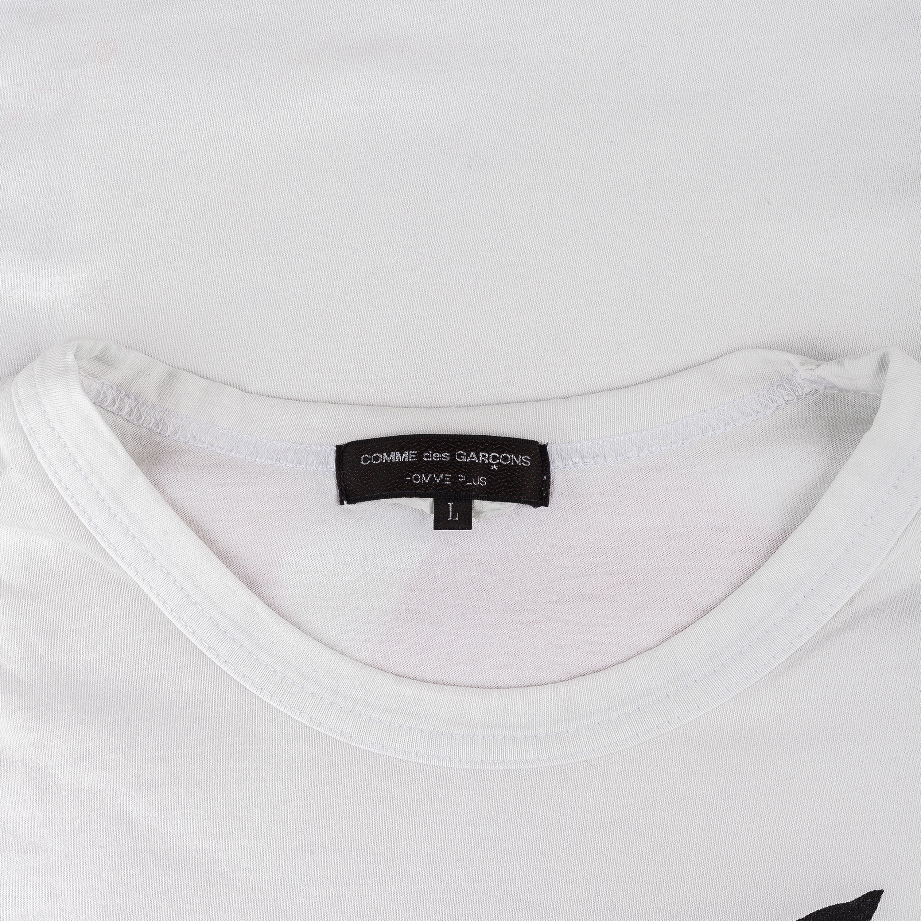 Comme des Garcons Homme Plus Comme des Garcons Homme Plus White "We Are Not Free" Shirt Size US L / EU 52-54 / 3 - 6 Thumbnail