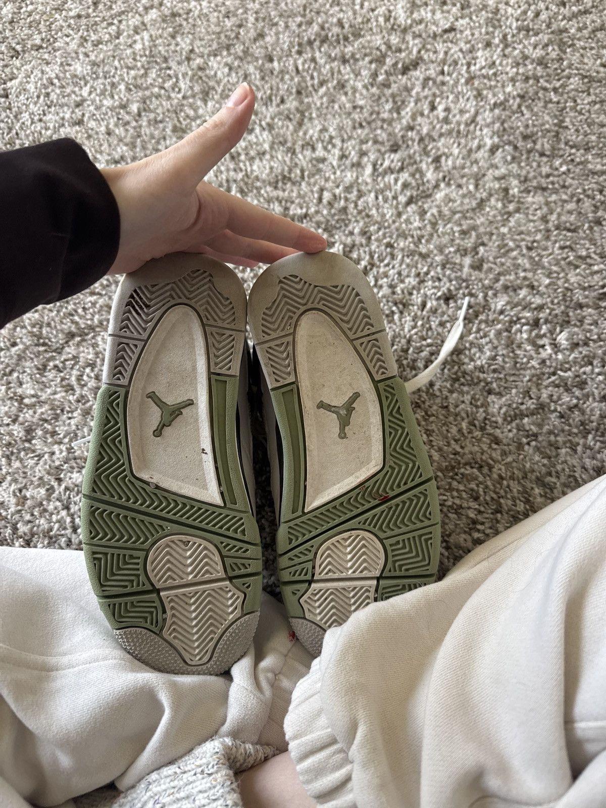 Jordan Brand jordan 4 seafoam green Size US 5.5 / IT 35.5 - 4 Thumbnail