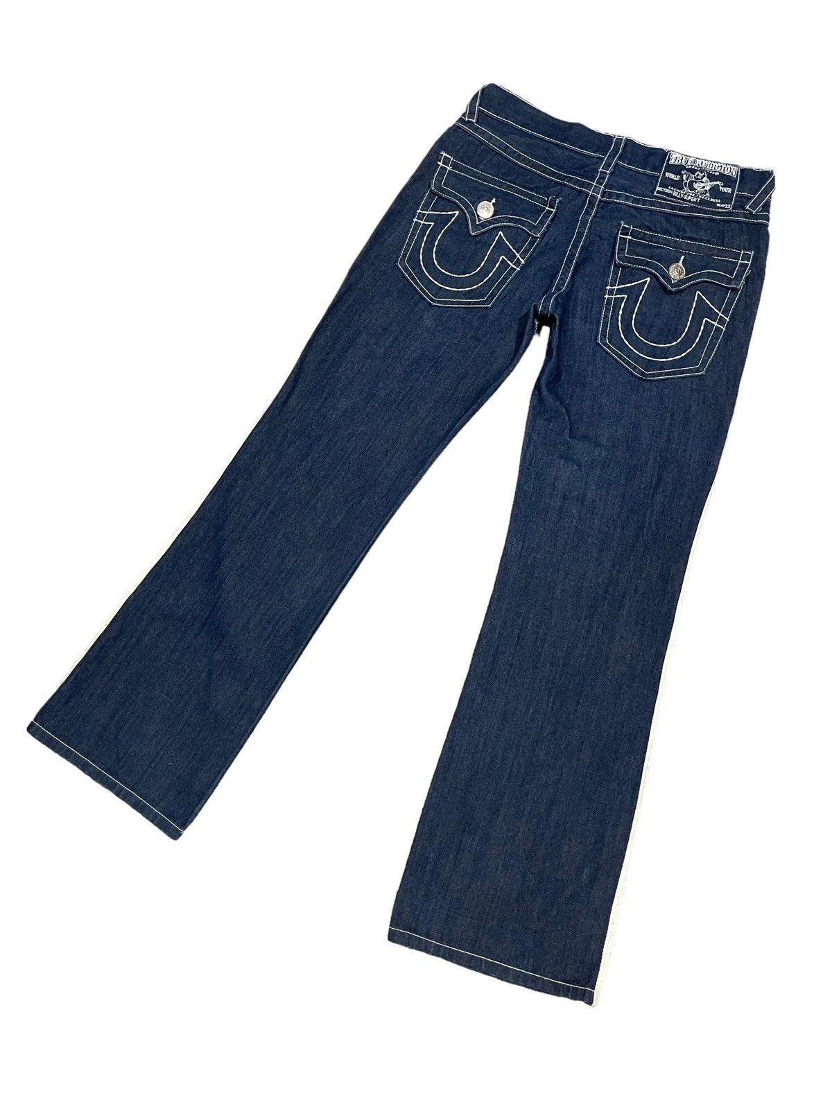 Other Vintage True Religion Billy Super T Denim Jeans Size US 35 - 2 Thumbnail