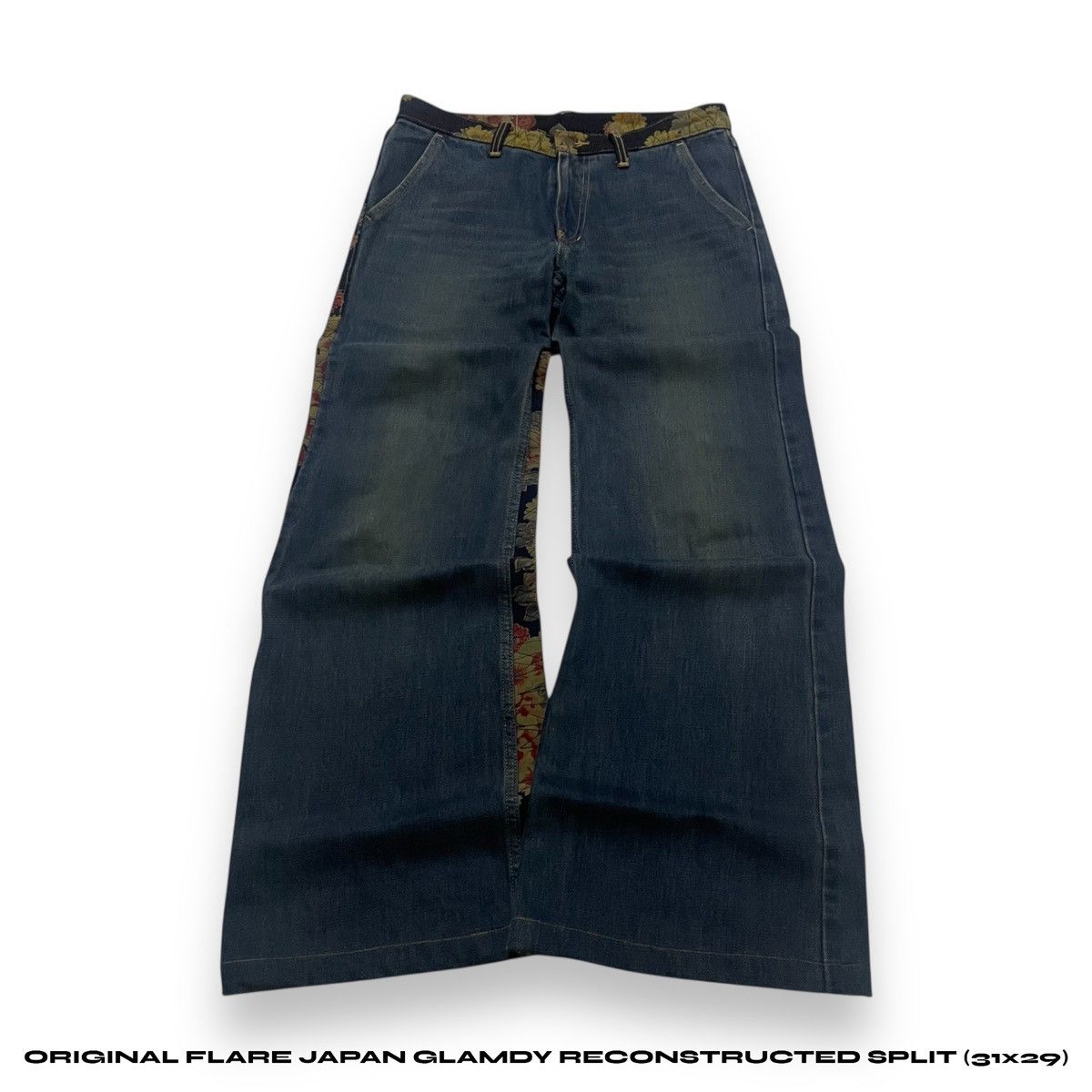 If Six Was Nine ORIGINAL FLARE JAPAN GLAMDY RECONSTRUCTED SPLIT (31x29) Size US 31 - 1 Thumbnail