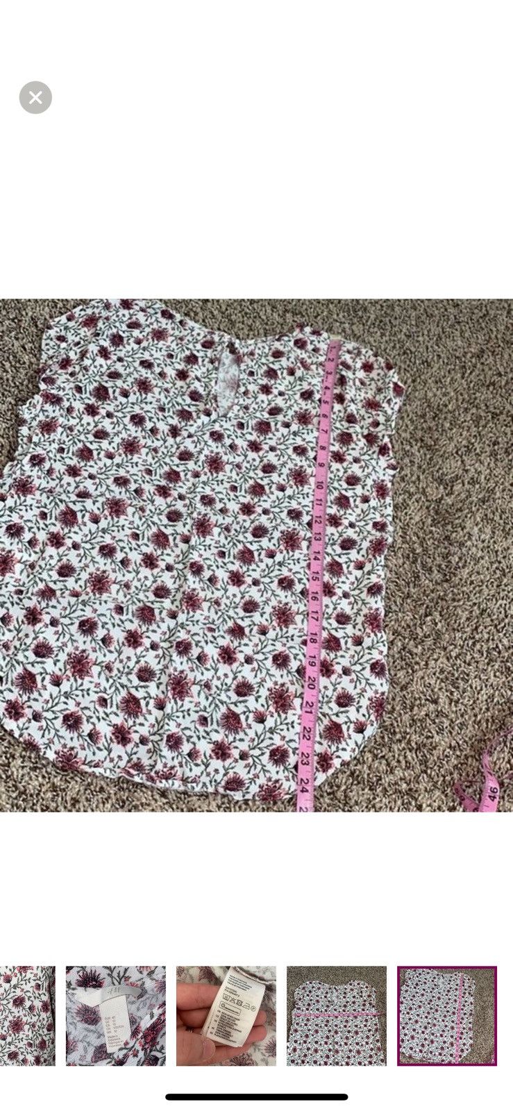 H&M H&M floral blouse size 10 Size L / US 10 / IT 46 - 4 Thumbnail