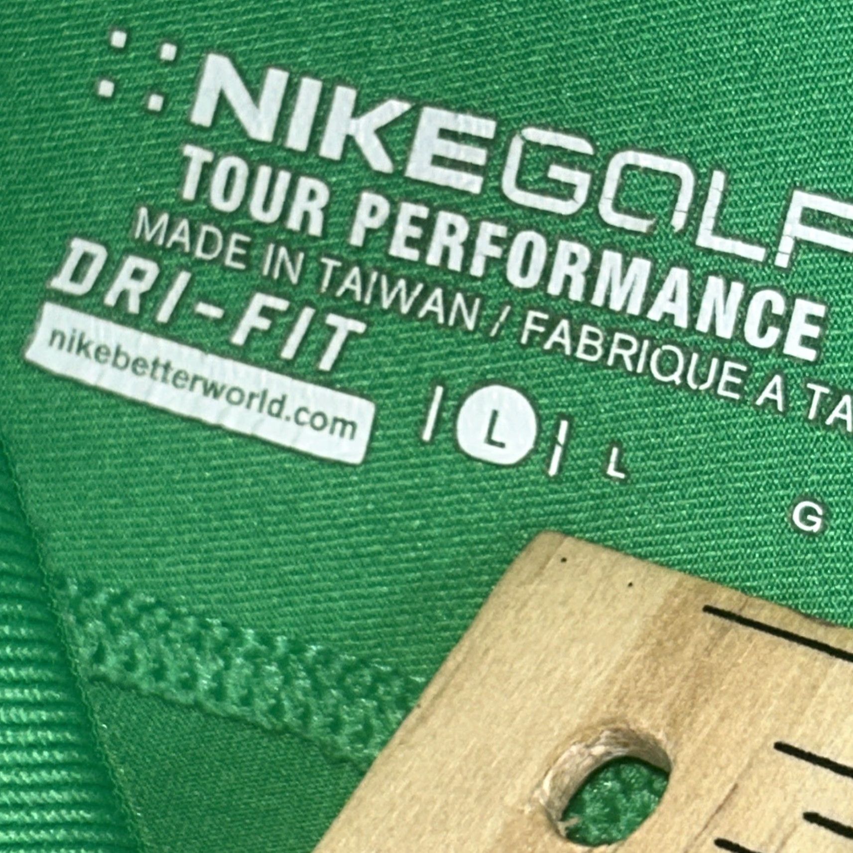 Nike Nike Golf Tour Performance Polo Shirt Mens Large Green Blue Dri-Fit Stretch Short Sleeve Breathable Quick Dry Moisture Wicking Vintage: No Size US L / EU 52-54 / 3 - 5 Thumbnail