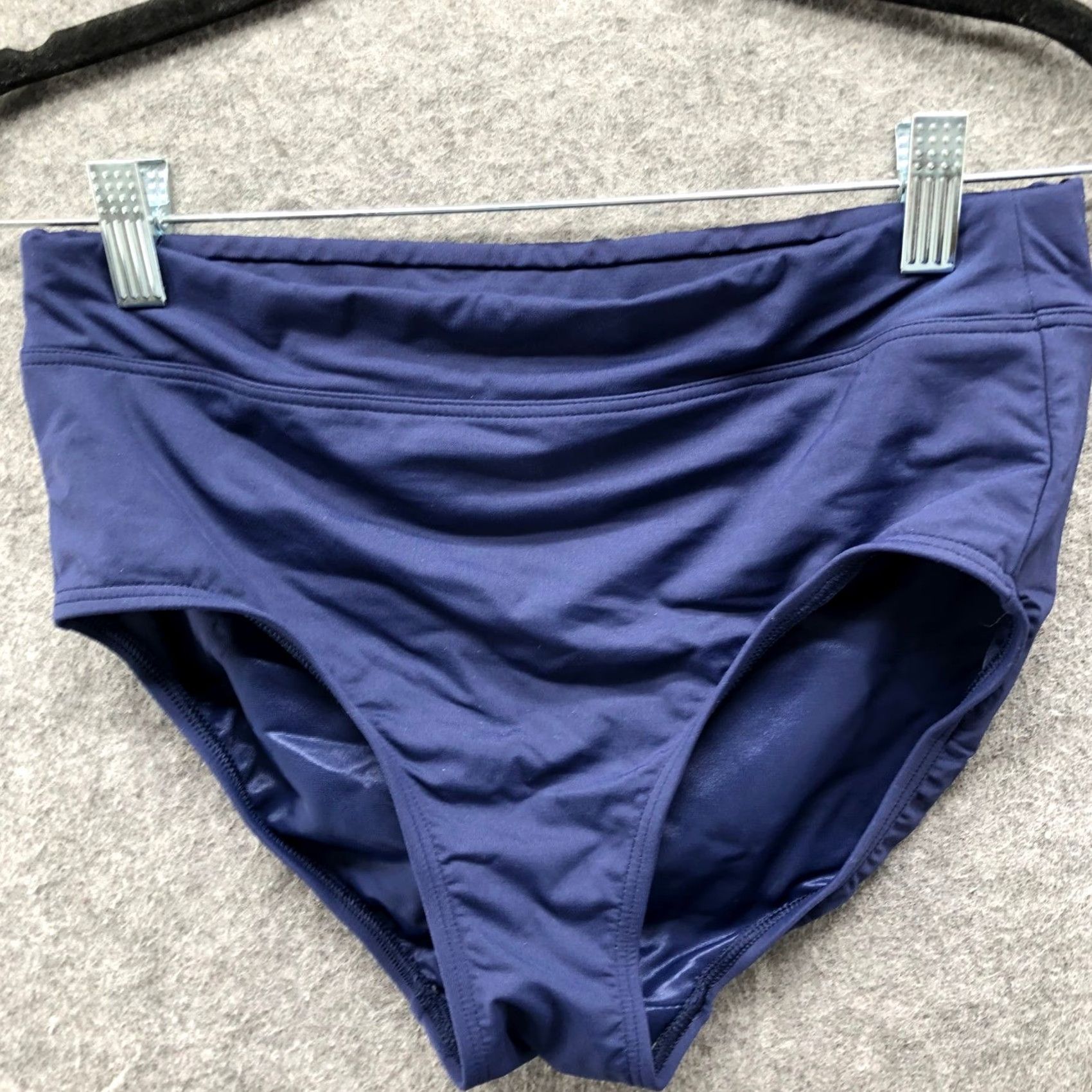 Lands' End Lands' End Swim Dress Tankini Womens 6 Blue Geometric Print Padded 2 Piece Tankini Bottom Bikini Set Size M / US 6-8 / IT 42-44 - 3 Thumbnail