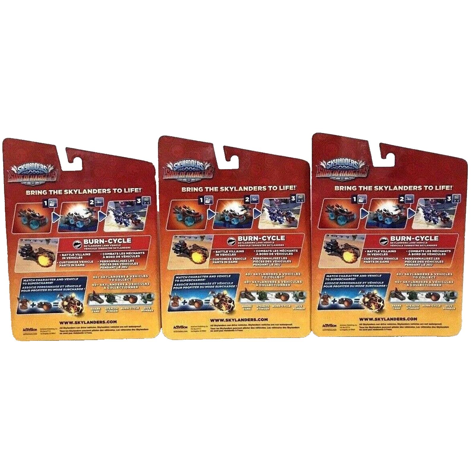 Other Lot 3 Toys Skylander Superchargers Burn Cycle Land Vehicle Size ONE SIZE - 2 Thumbnail