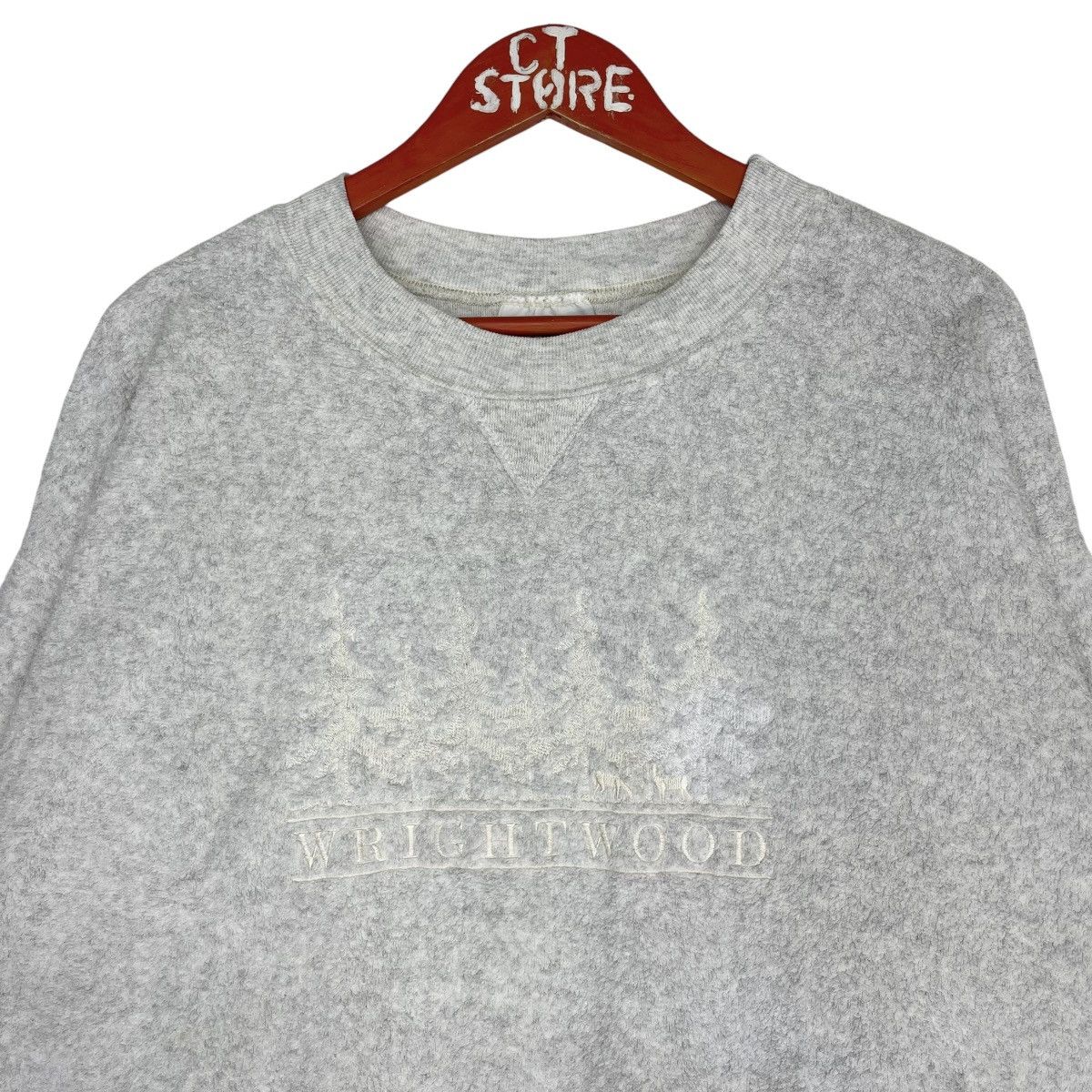Vintage Wrightwood Crewneck Sweatshirt Embroidered Size US L / EU 52-54 / 3 - 3 Thumbnail