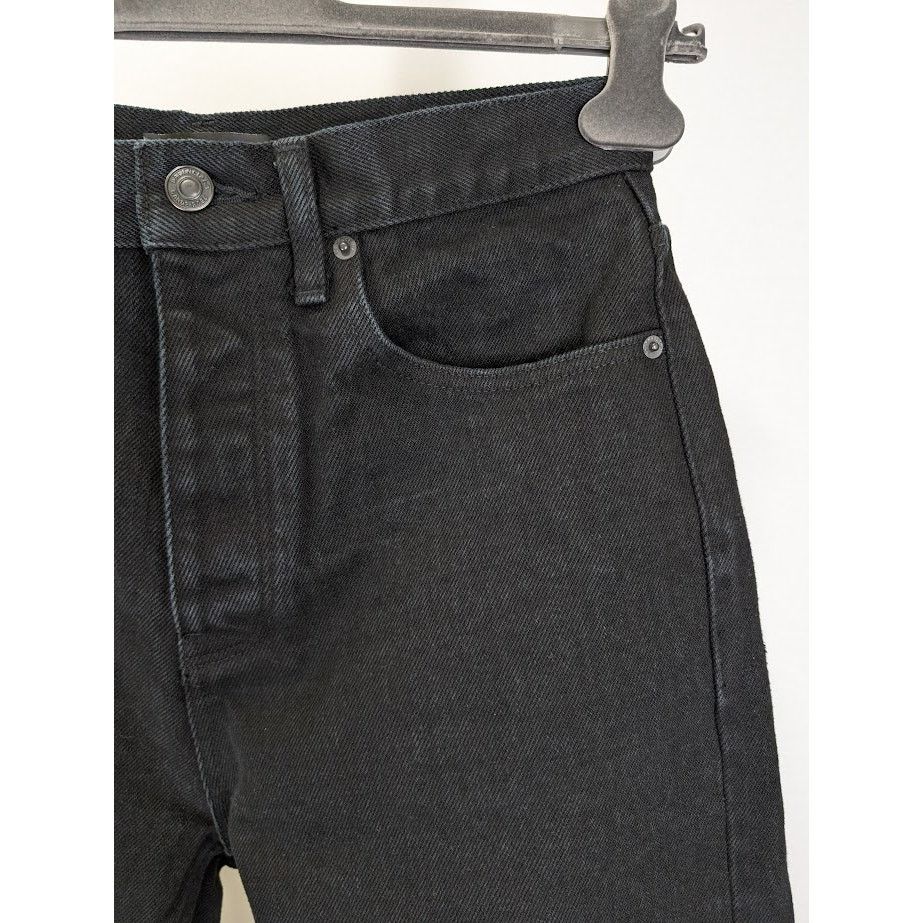 Balenciaga o1rshd1 Japanese Heavy Denim Pants in Pitch Black Size US 31 - 8 Thumbnail
