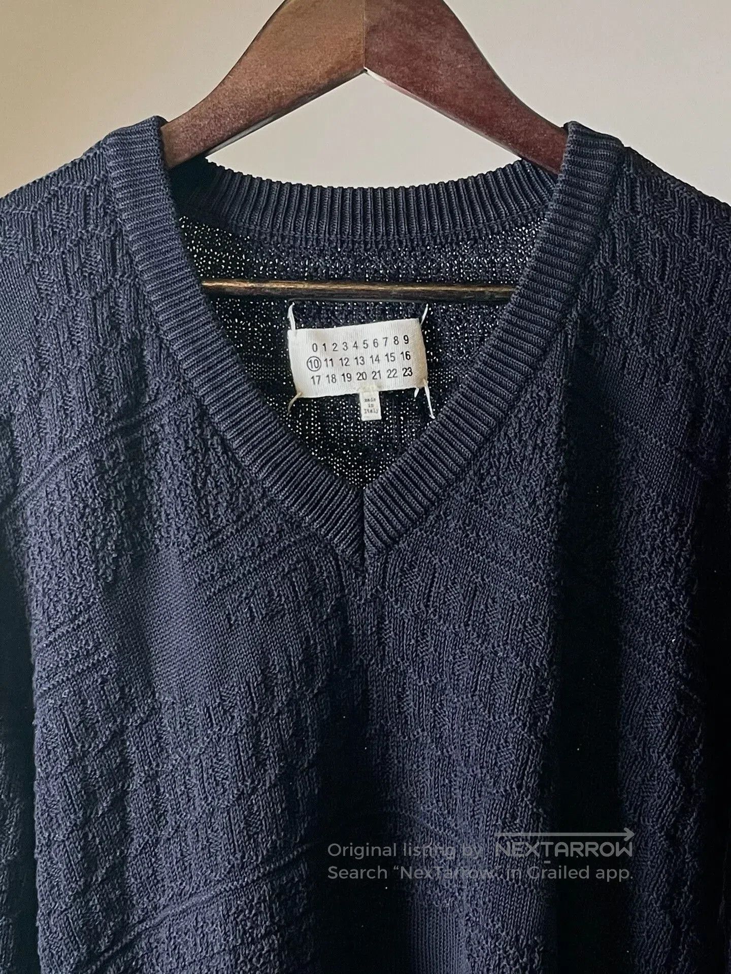 Other Maison Martin Margiela V-Neck Knitted Sweater. Size US M / EU 48-50 / 2 - 1 Thumbnail