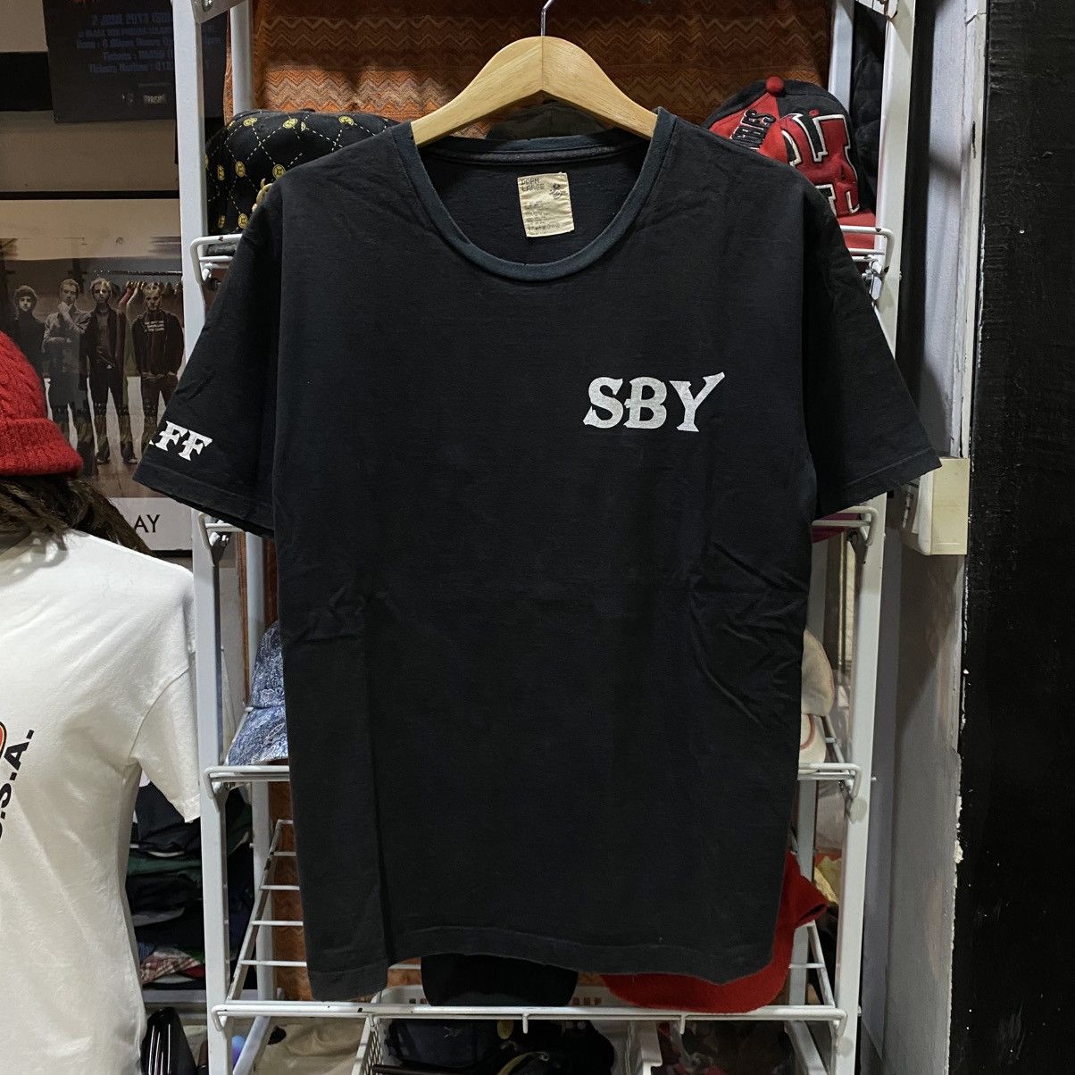 PPFM PPFM “SBY” Graphic Military Rank Tee Black Vintage Japanese Size US L / EU 52-54 / 3 - 1 Thumbnail
