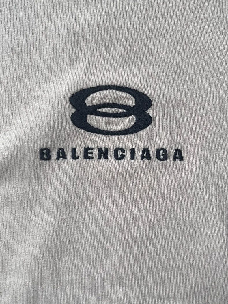 Balenciaga Balenciaga size 2 Graphic printed crew neck short sleeve re Size S / US 4 / IT 40 - 3 Thumbnail