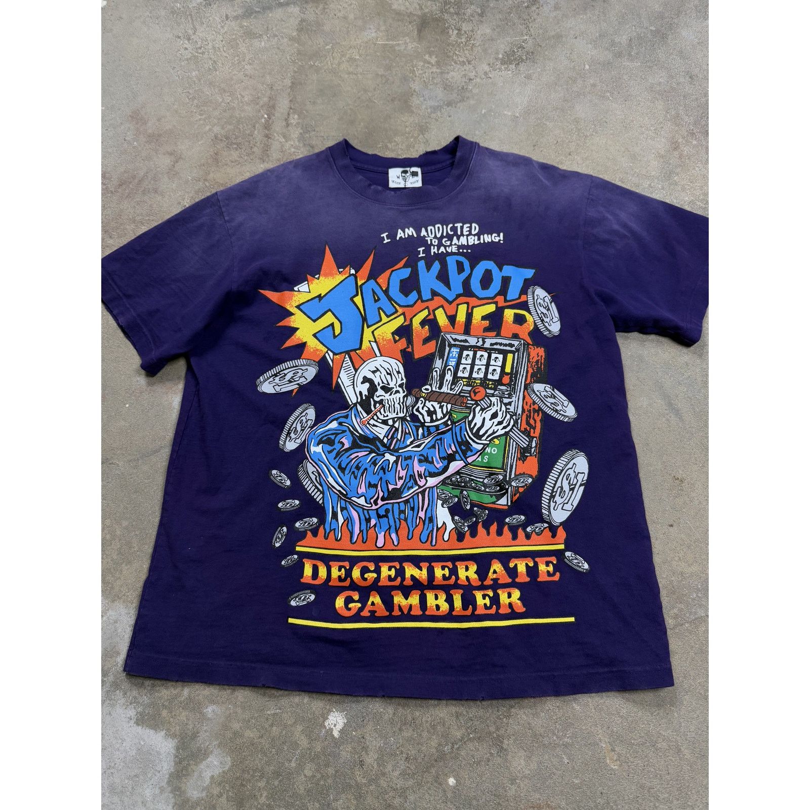 Warren Lotas Jackpot Tee Purple Used Large