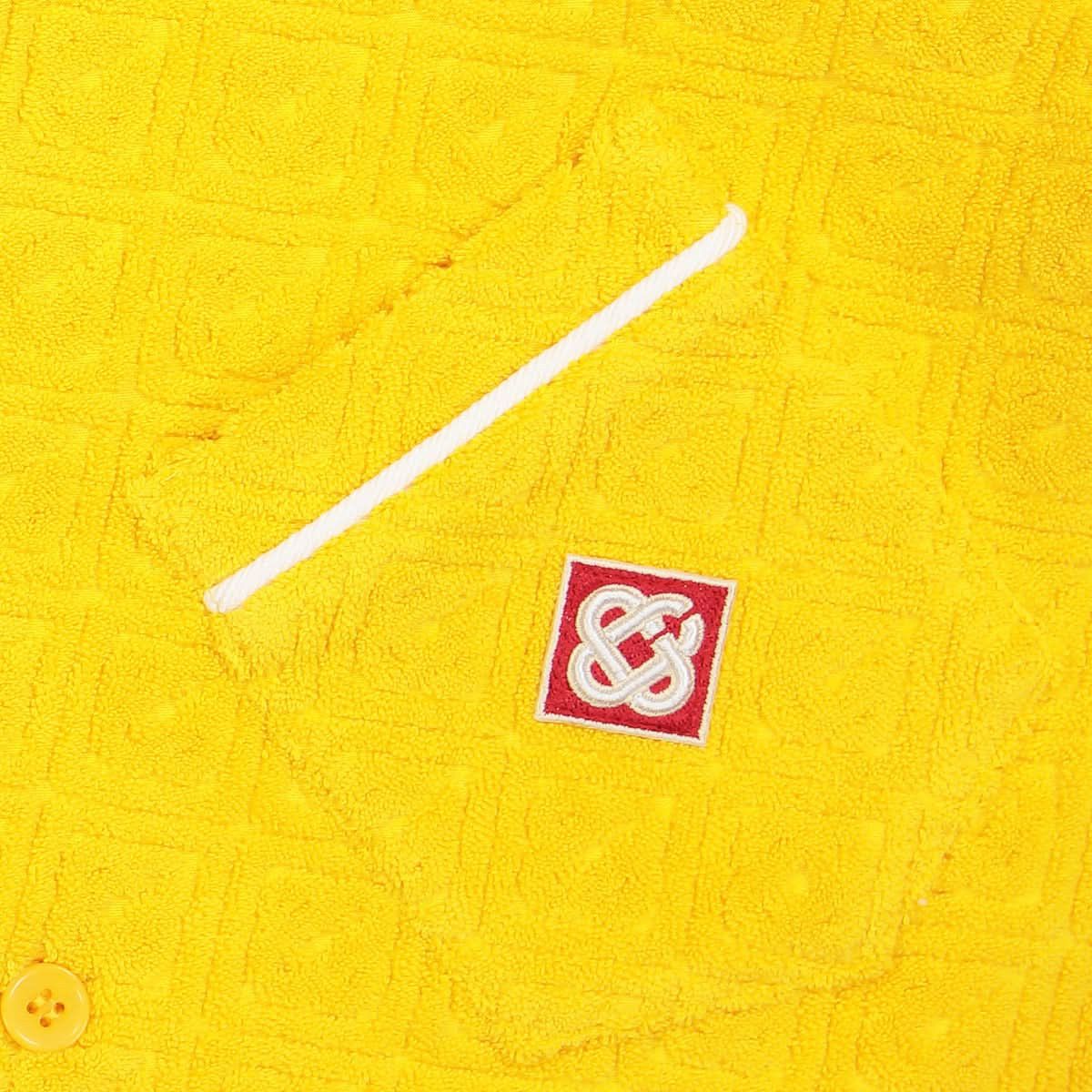 Casablanca o1mle0326 Terry Cuban Shirt in Yellow Size US XS / EU 42 / 0 - 3 Thumbnail