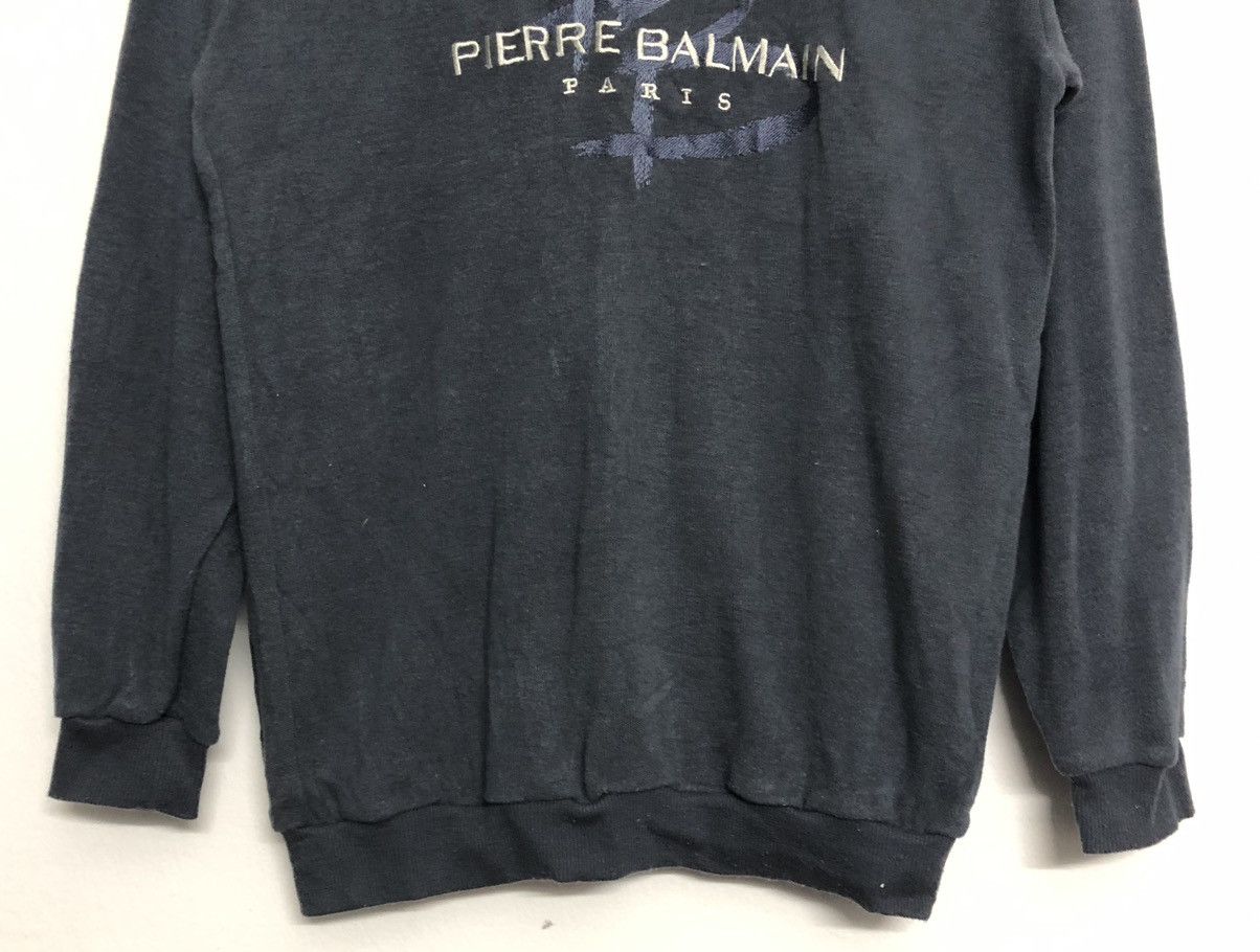 Balmain Pierre Balmain Paris Crewneck Knitted Neck Sweatshirt Size US M / EU 48-50 / 2 - 4 Thumbnail