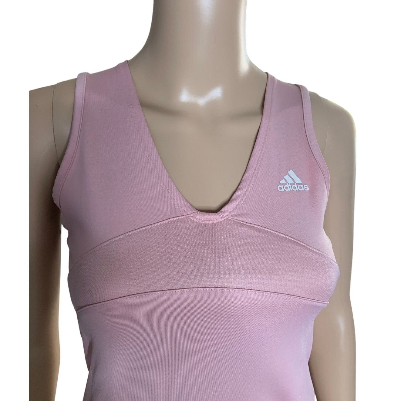 Adidas Adidas Women's Small Workout Training Vest Tank Top Pink Size S / US 4 / IT 40 - 2 Thumbnail