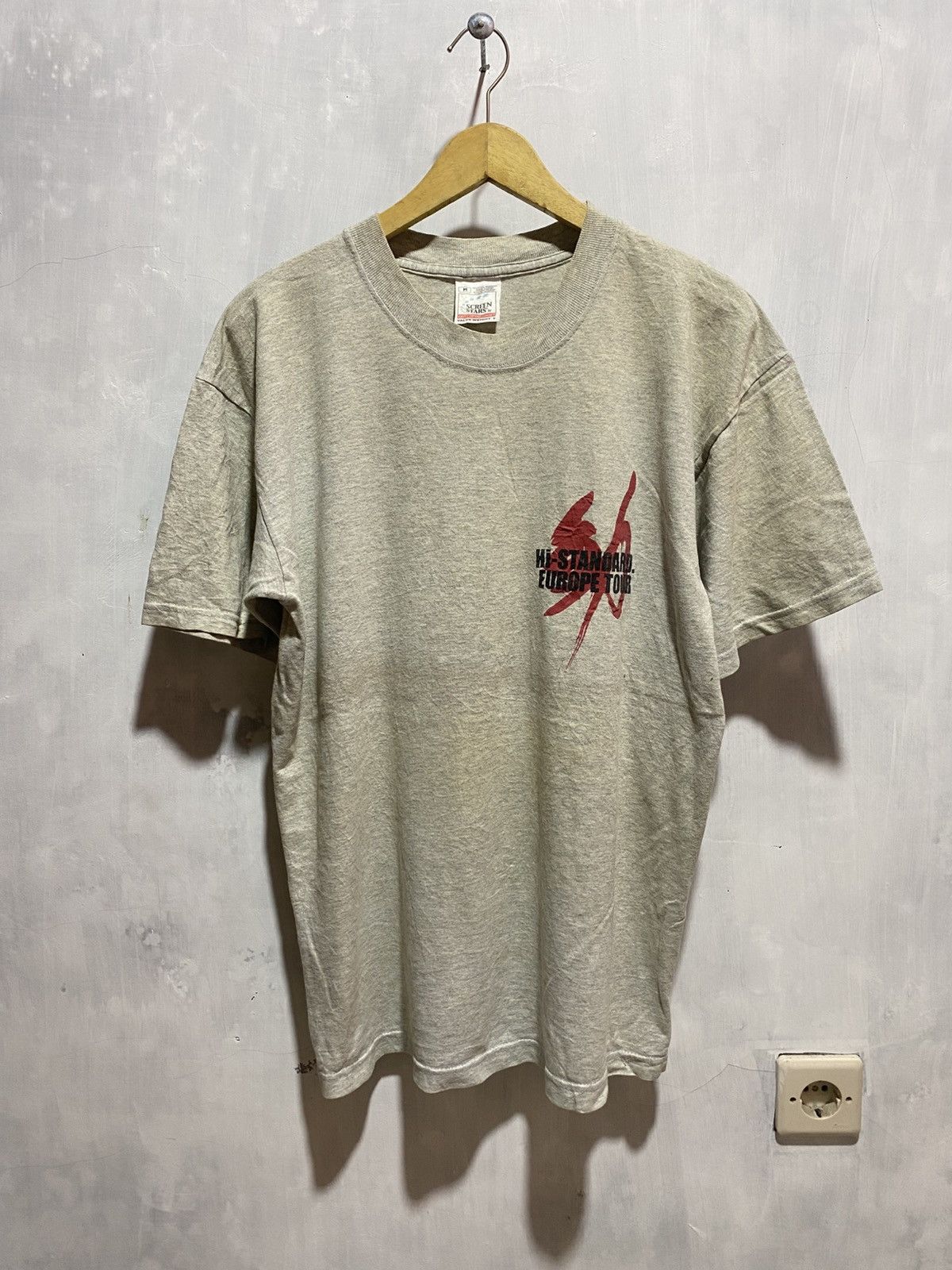 Vtg hi-standard europe tour by screenstars 2 blend tshirt