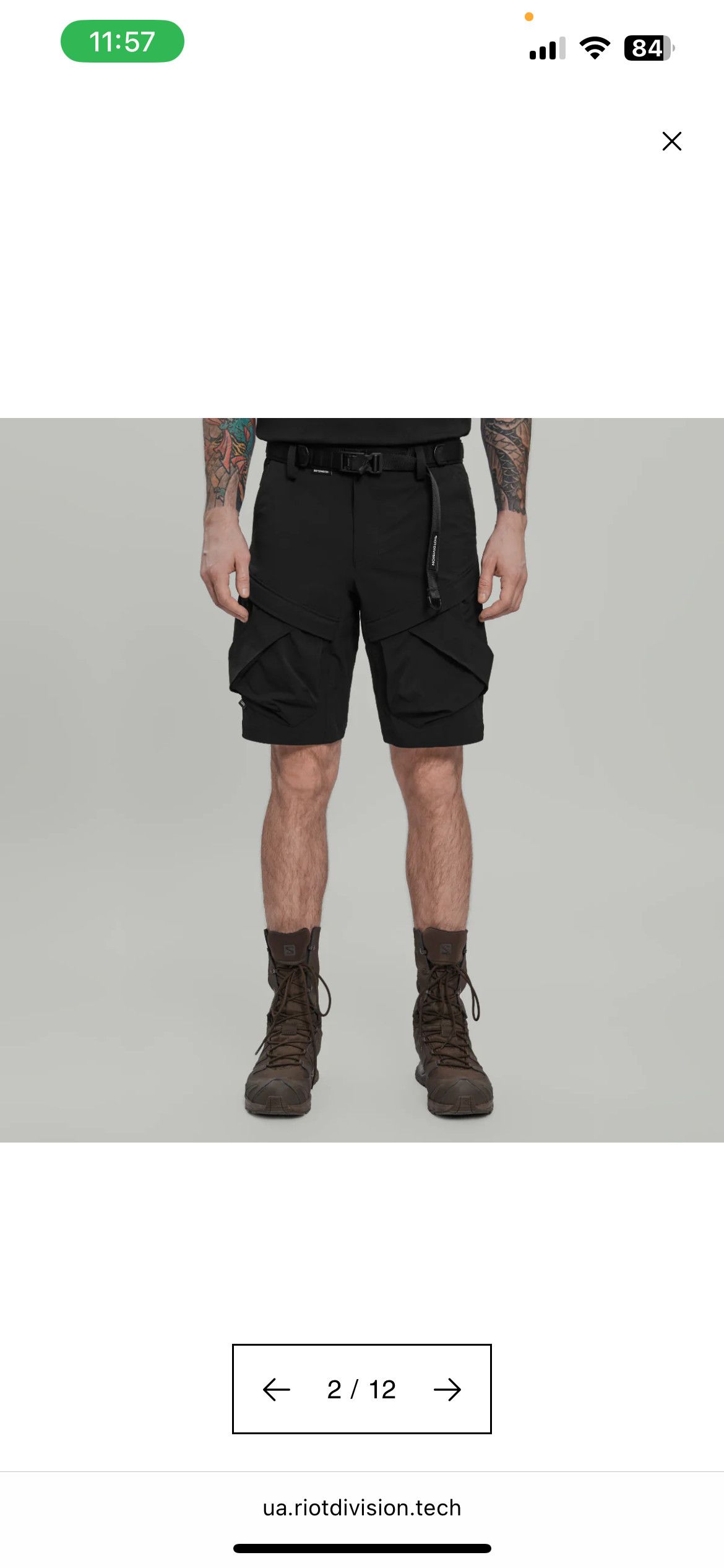 Riot Division RIOT DIVISION 2 POCKETS GEN.3 RD-2PS_GEN3 (SS25) BLACK Size US 36 / EU 52 - 9 Thumbnail