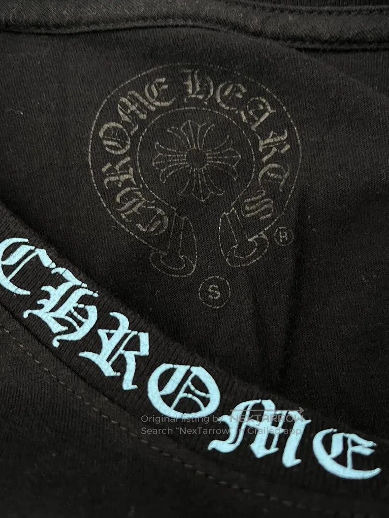 Chrome Hearts CHROME HEARTS Size S Blue Sanskrit printed long sleeves Size US S / EU 44-46 / 1 - 4 Thumbnail