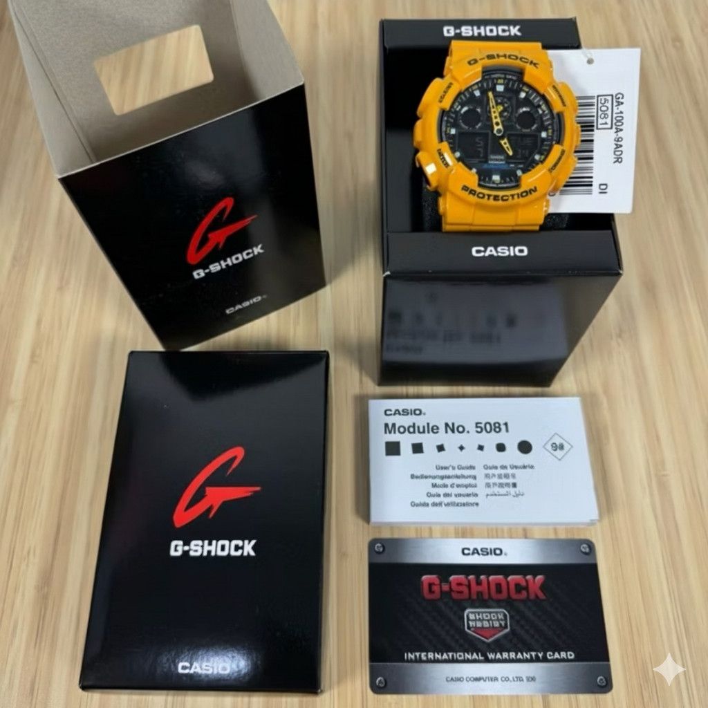 Casio Casio G Shock GA-100A-9A Analog Digital Watch ( New ) Size ONE SIZE - 7 Thumbnail
