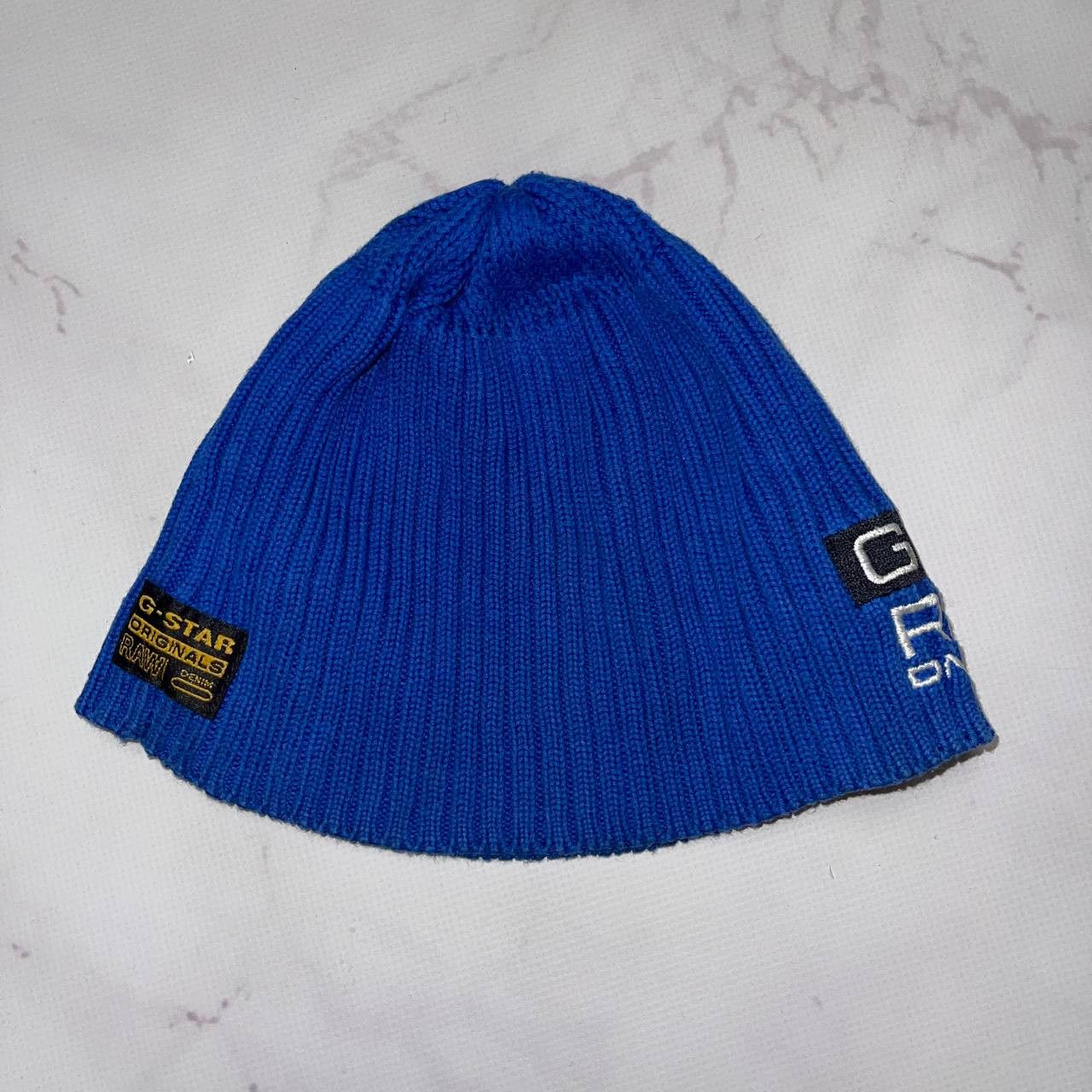 G-Star G STAR Original Raw Blue Beanie Size ONE SIZE - 6 Thumbnail