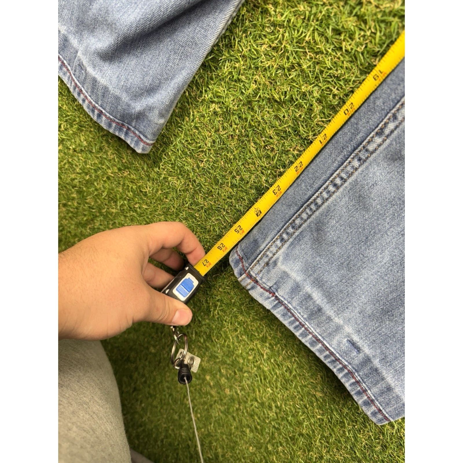 Tommy Bahama VINTAGE Tommy Bahama Jeans Mens 36x26 Blue Denim Pants Antigua Cove Authentic Fit Y2K Size US 36 / EU 52 - 3 Thumbnail