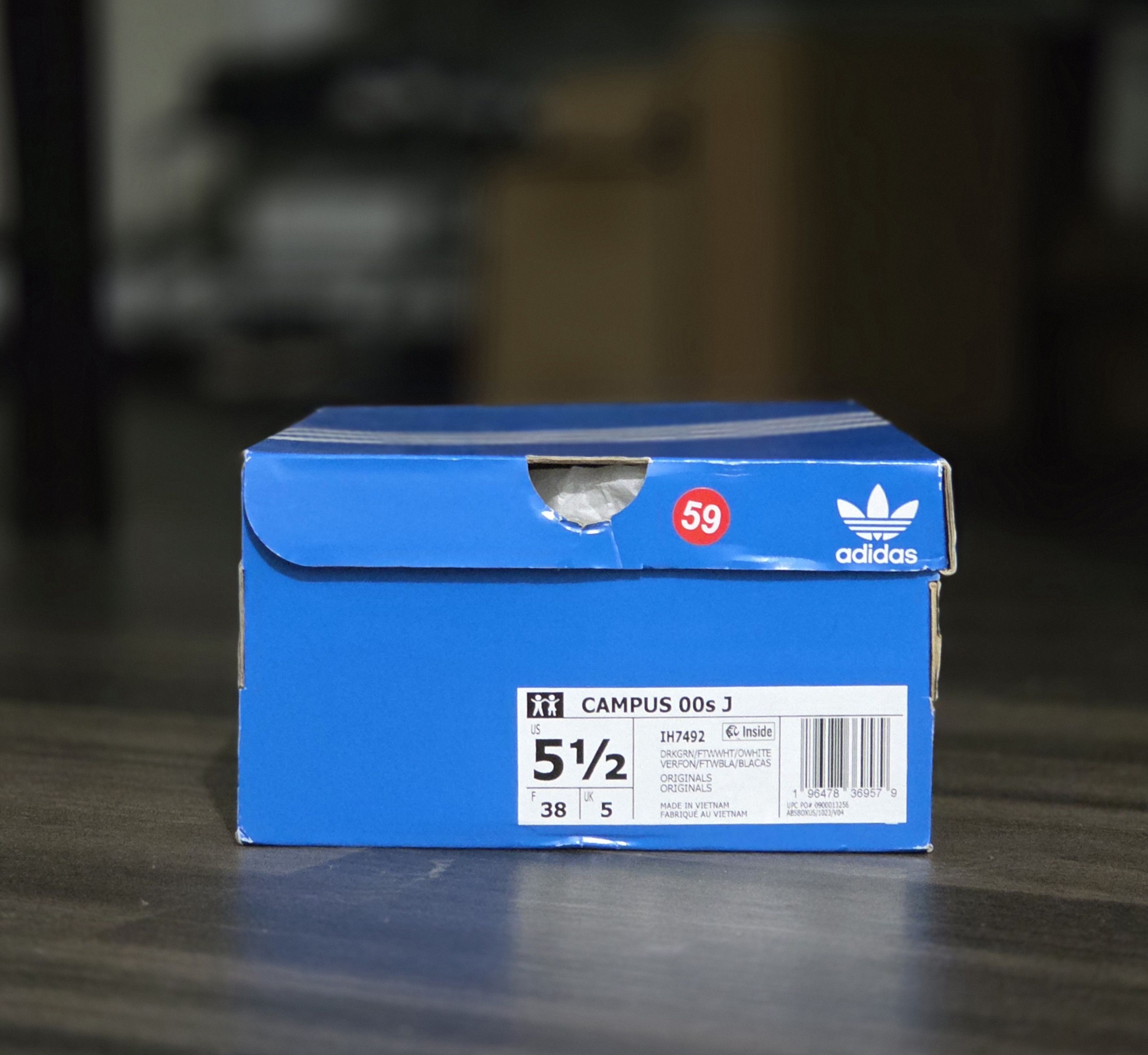 Adidas Adidas Campus 00s J IH7492 Dark Green White ,5.5 men 6.5 wmn Size US 5.5 / EU 38 - 20 Thumbnail