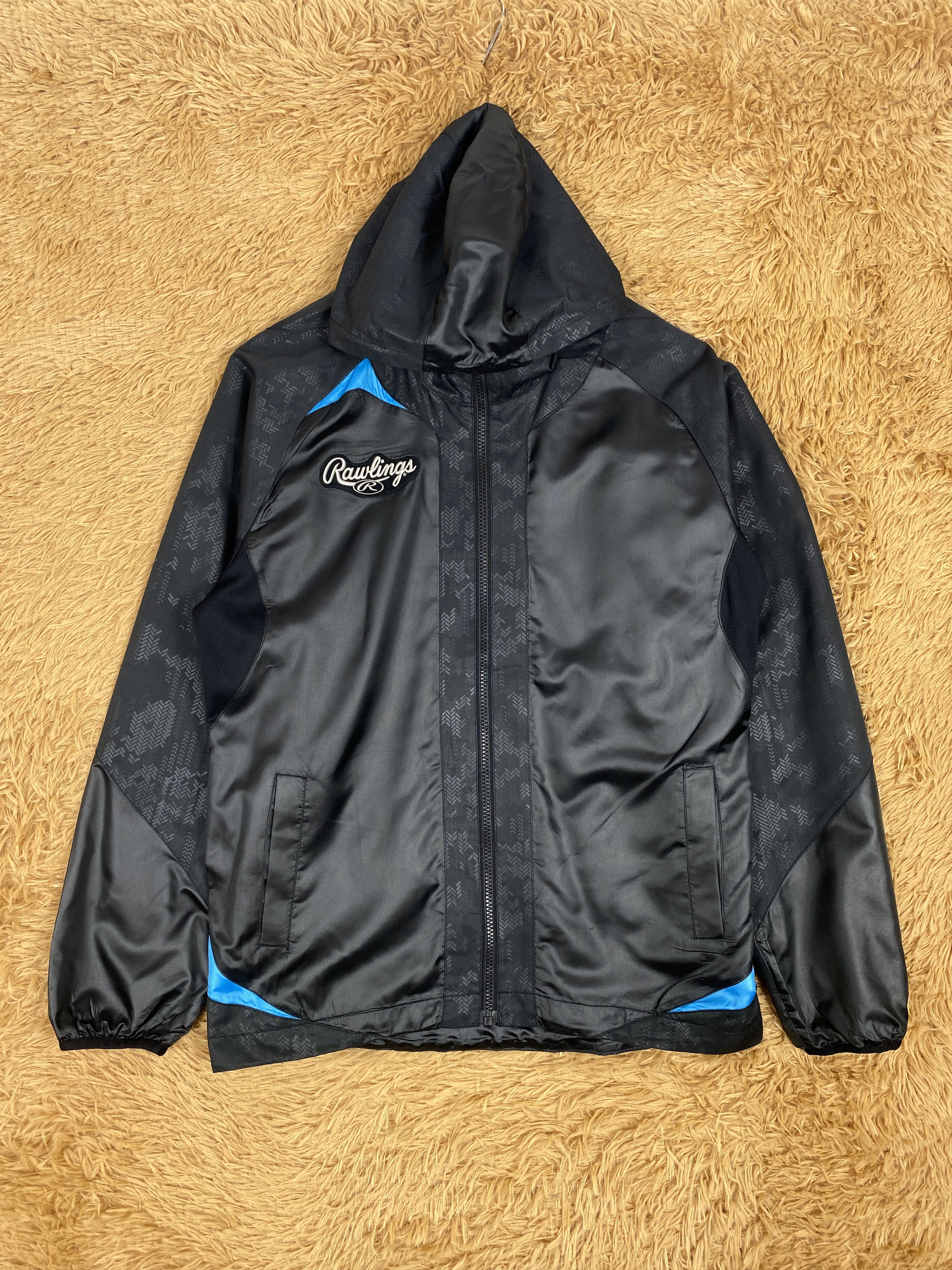 MLB Vintage Rawlings Hoodie Windbreaker Jacket PJ2445 Size US S / EU 44-46 / 1 - 1 Thumbnail