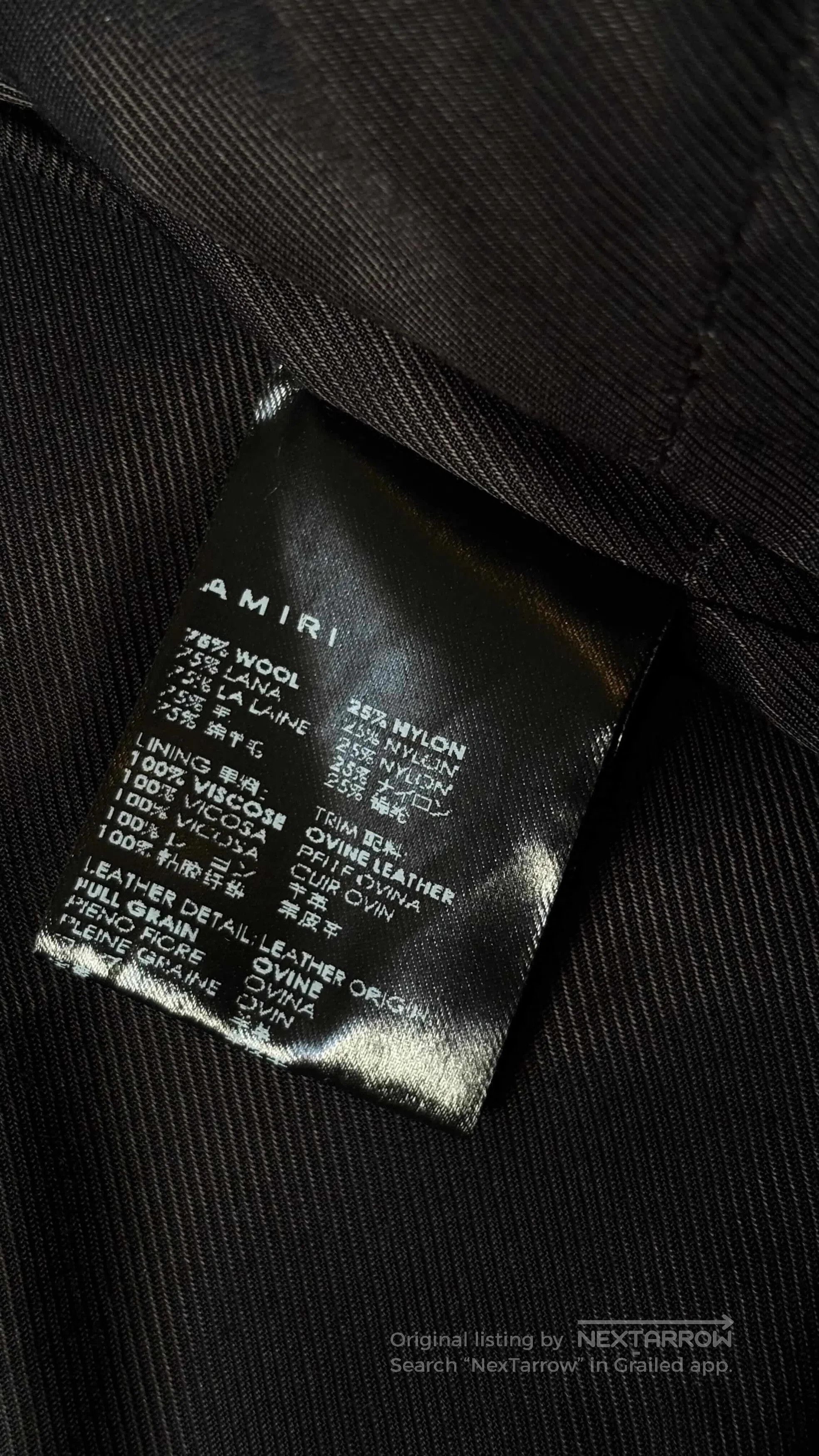 Amiri Amiri Bones Varsity Jacket . Size US M / EU 48-50 / 2 - 8 Thumbnail