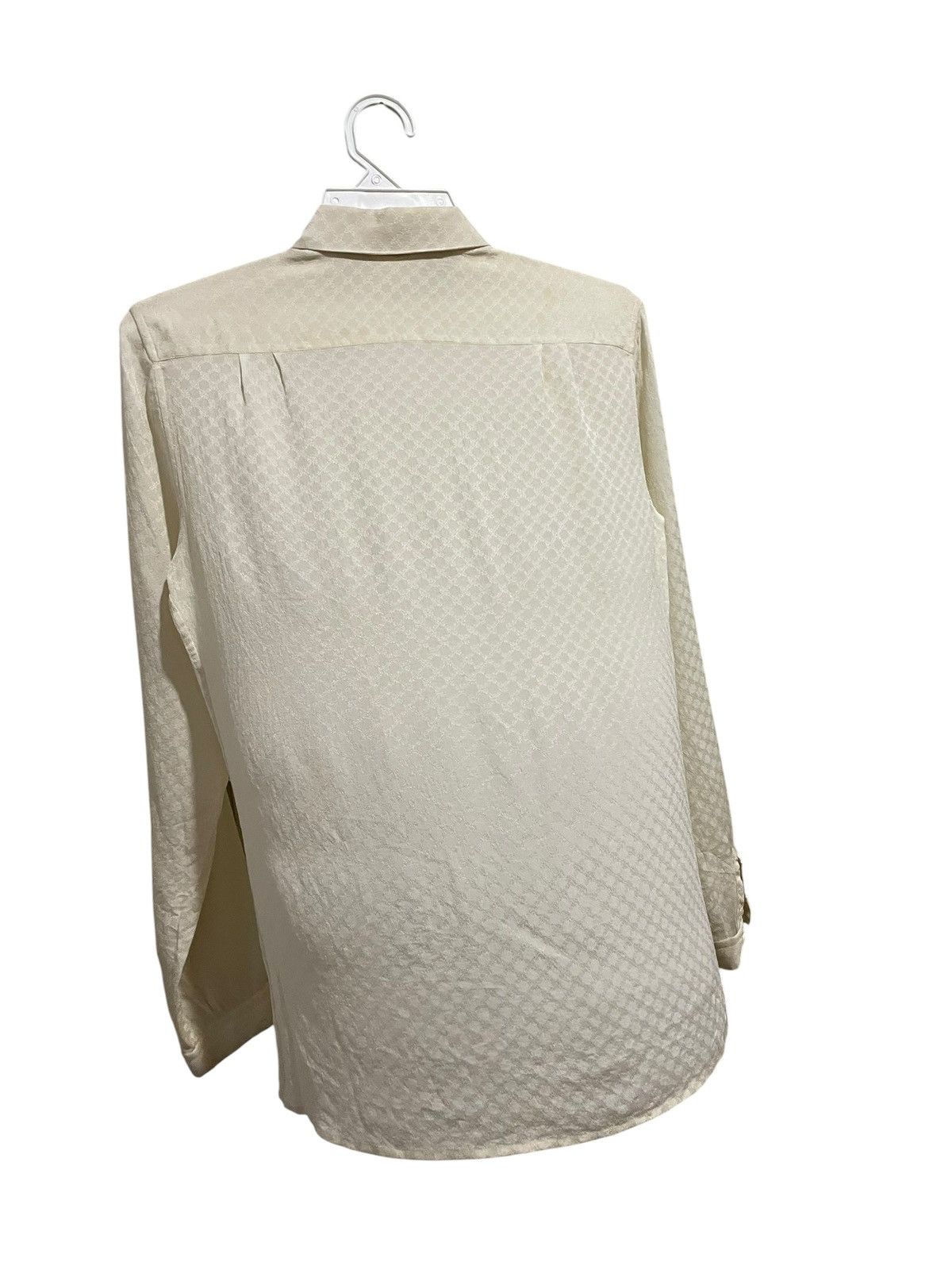 Salvatore Ferragamo VTG Salvatore Ferragamo Firenze 100% Silk Shirts Size M / US 6-8 / IT 42-44 - 12 Thumbnail