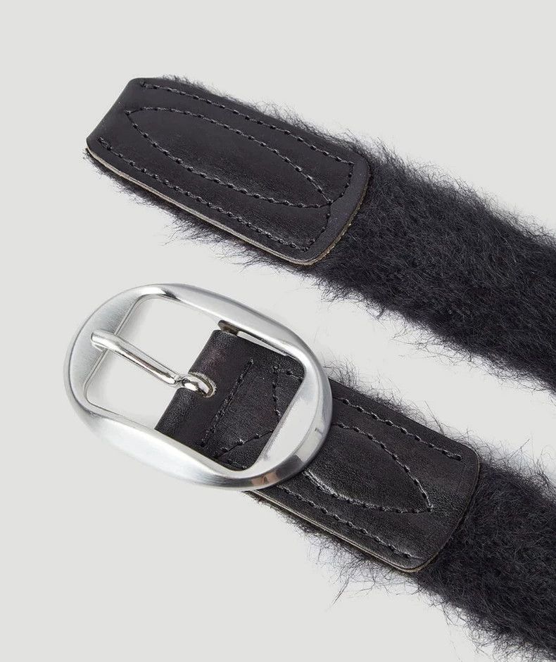 Our Legacy our legacy Black horsehair belt 2504-Nextarrow Size ONE SIZE - 4 Thumbnail