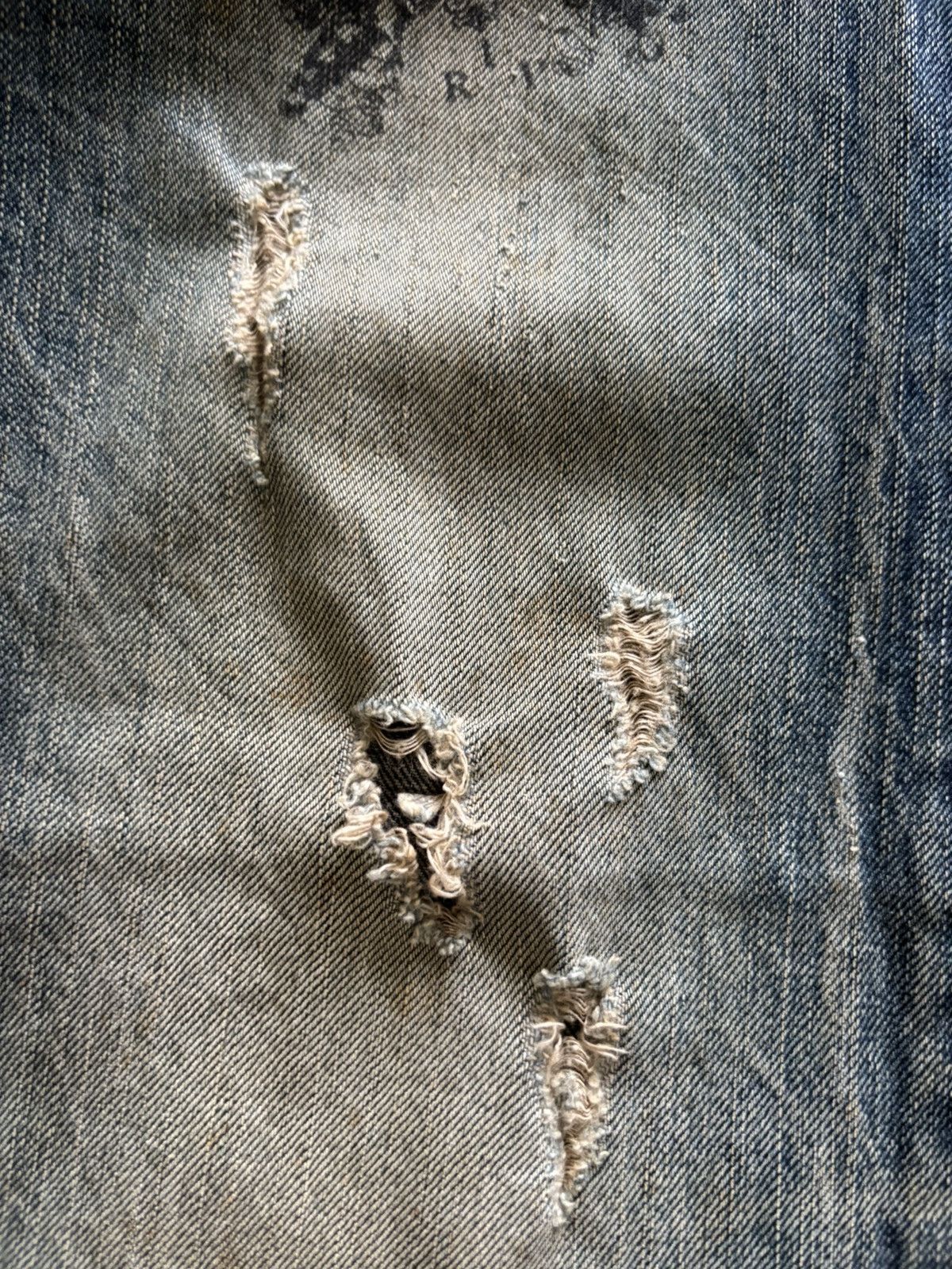 Edwin edwin distressed japanese denim studded skull punk sashiko Size US 28 / EU 44 - 13 Thumbnail