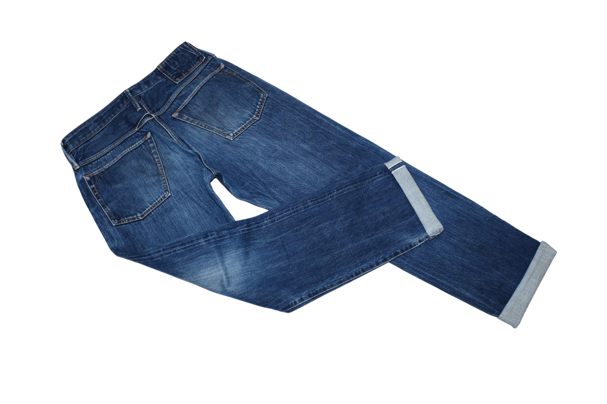 Garbstore Garbstore Regular fit Rigid selvedge Faded Denim work Jeans Size US 32 / EU 48 - 1 Thumbnail