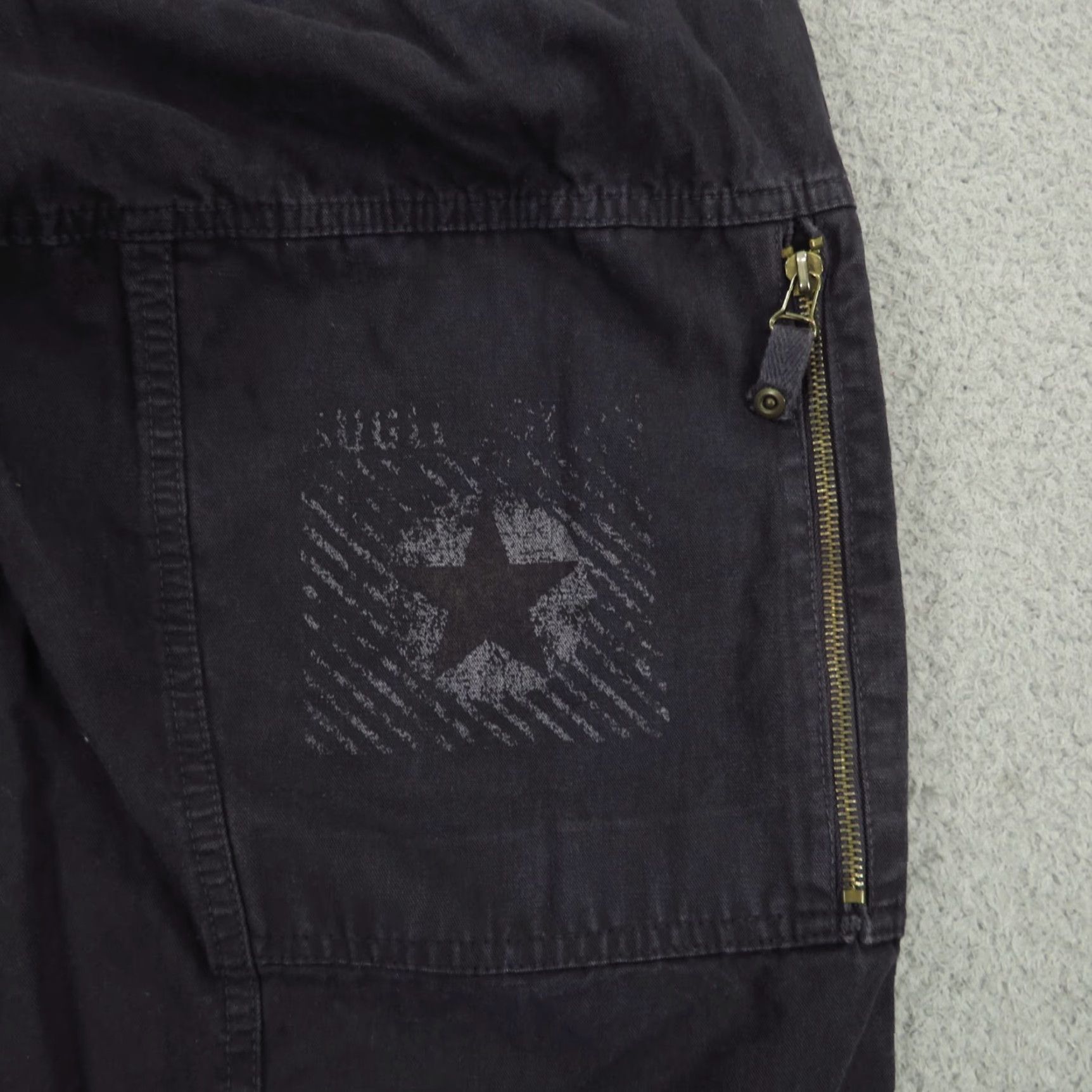Bugle Boy VINTAGE Bugle Boy Baggy Pants Mens 32 Cargo 5-Pocket Side Adjuster 90s Army Hip Hop Surplus Blue Mens Size US 32 / EU 48 - 7 Thumbnail