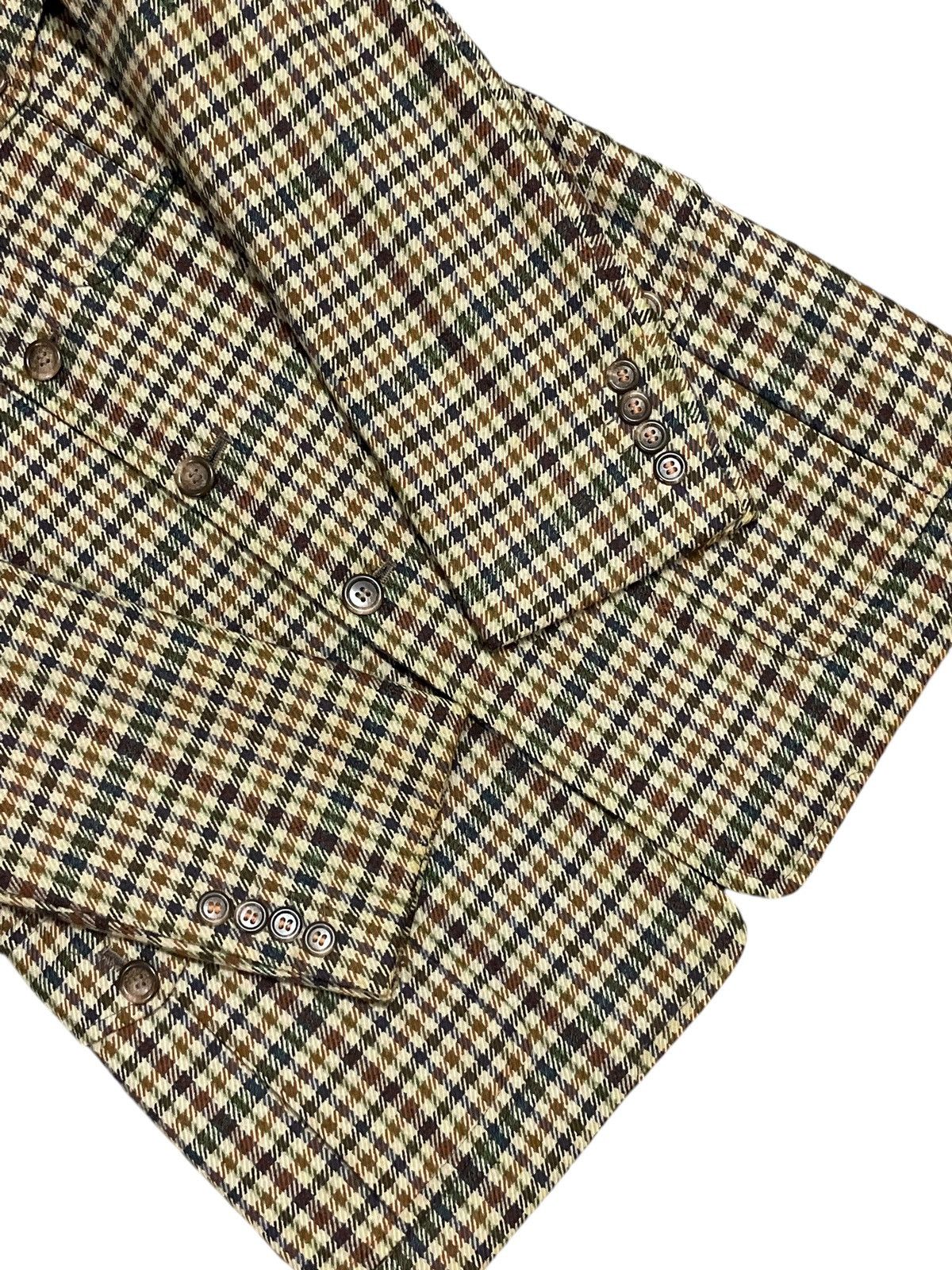 Yves Saint Laurent Vintage Yves Saint Laurent Single Breasted Plaid Wool Blazer Size US M / EU 48-50 / 2 - 6 Thumbnail