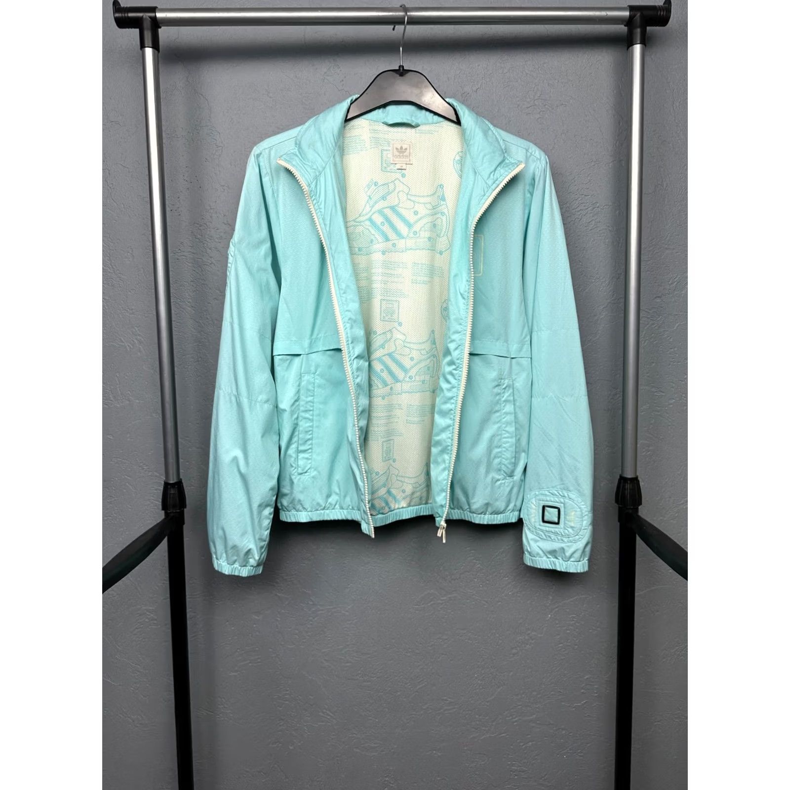 Adidas VINTAGE Adidas Micropacer Womens Jacket S 40s Blue Windbreaker Mens Womens Size S / US 4 / IT 40 - 7 Thumbnail