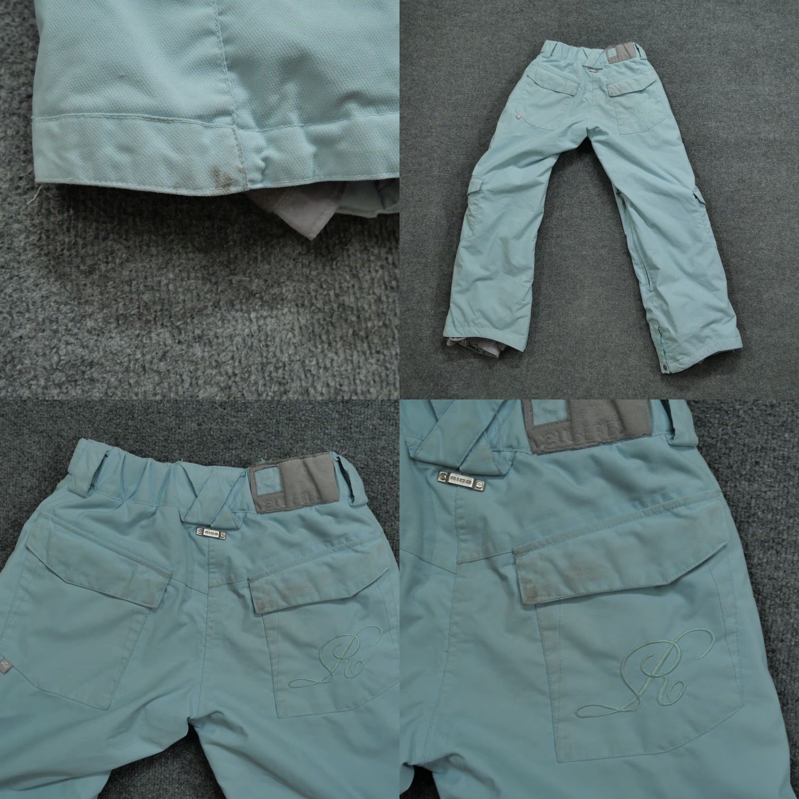 Vintage RIDE Snow pants Womens XS Blue 5 Series Ski Snow Size 26" / US 2 / IT 38 - 10 Thumbnail