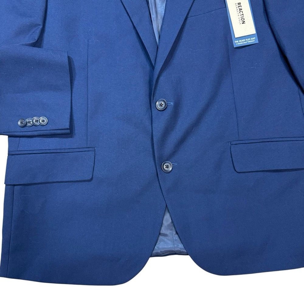 Kenneth Cole NWT New Kenneth Cole Ready Flex Suit Separate Blue Jacket S Size 44S - 4 Thumbnail