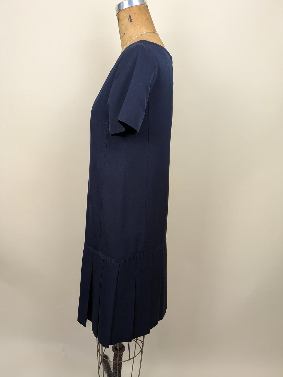 Courreges 1980's/90's rare courreges navy tennis pleated dress Size M / US 6-8 / IT 42-44 - 4 Thumbnail