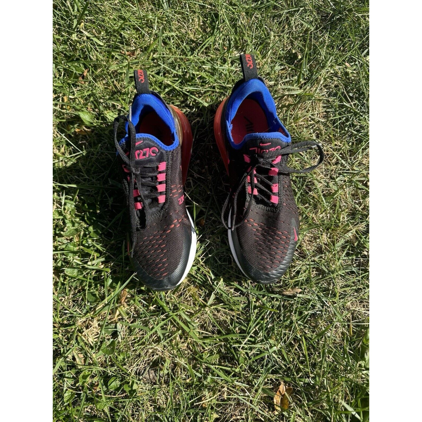 Nike Size 8.5 - Nike Air Max 270 Black Bright Crimson W Size US 8.5 / IT 38.5 - 3 Thumbnail