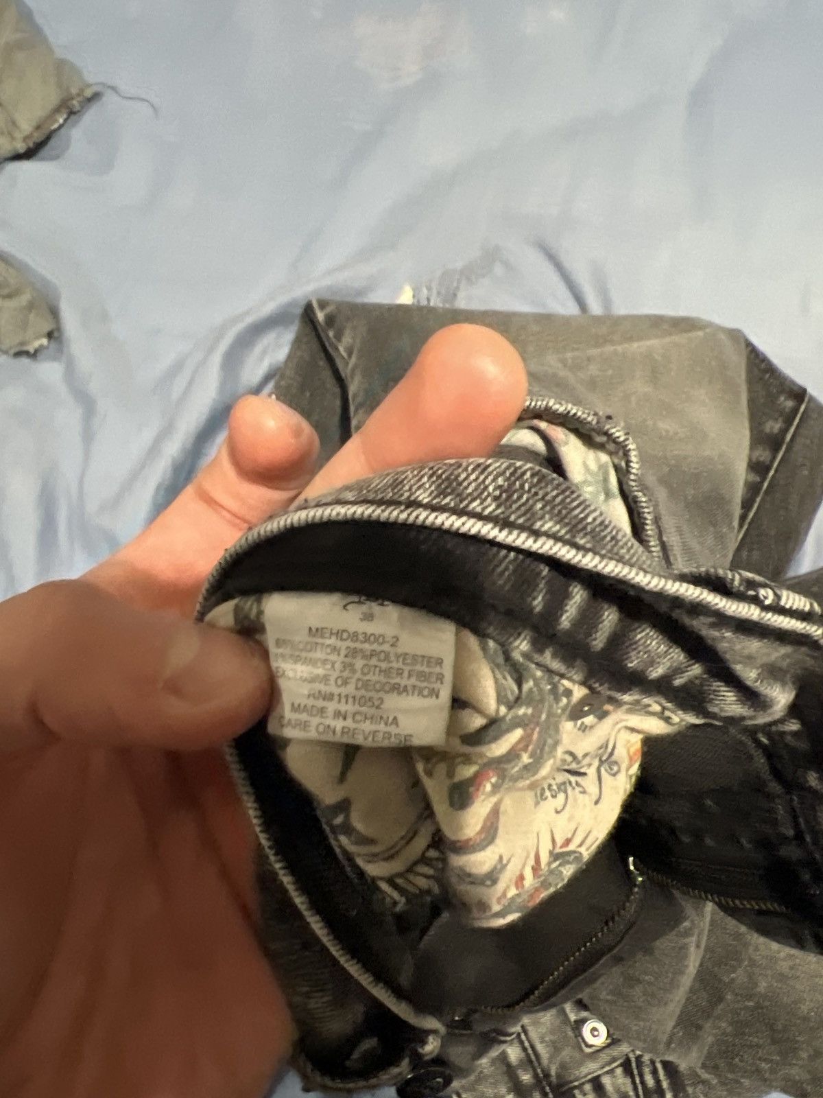 Ed Hardy × Vintage Ed Hardy Jeans Size US 38 / EU 54 - 2 Thumbnail