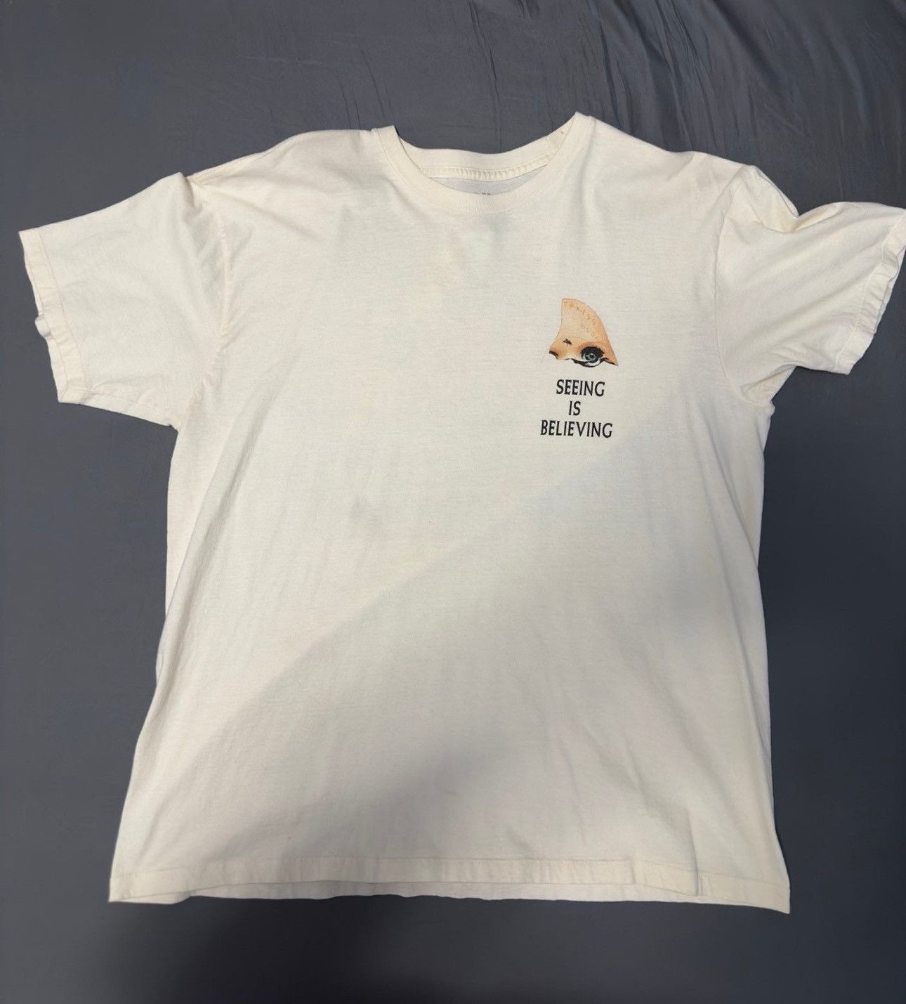 Image of Travis Scott Tavis Scott ‘17 Tour Tee in White, Men's (Size XL)