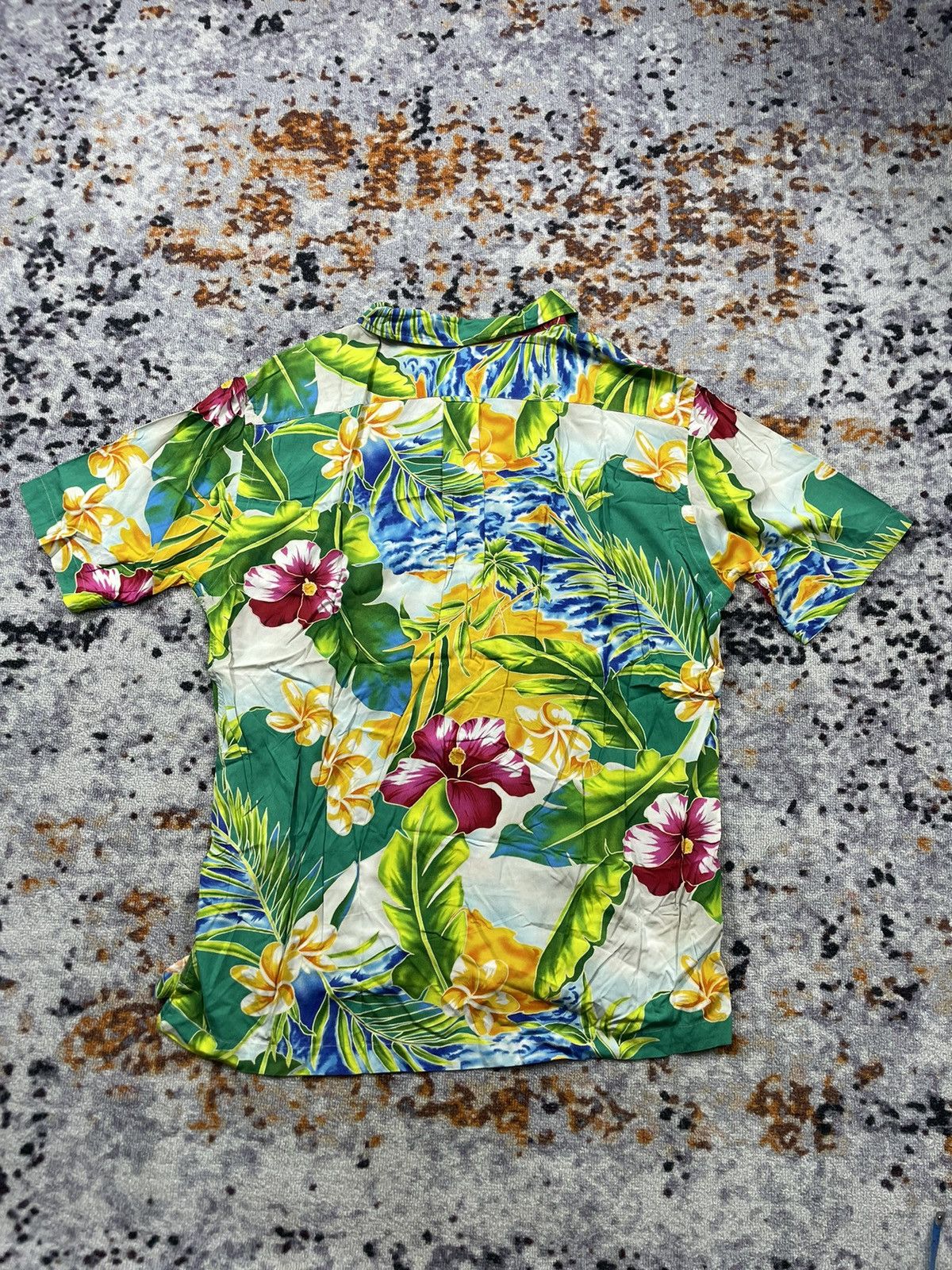 Vintage Polo Ralph lauren floral print hawaiian shirt