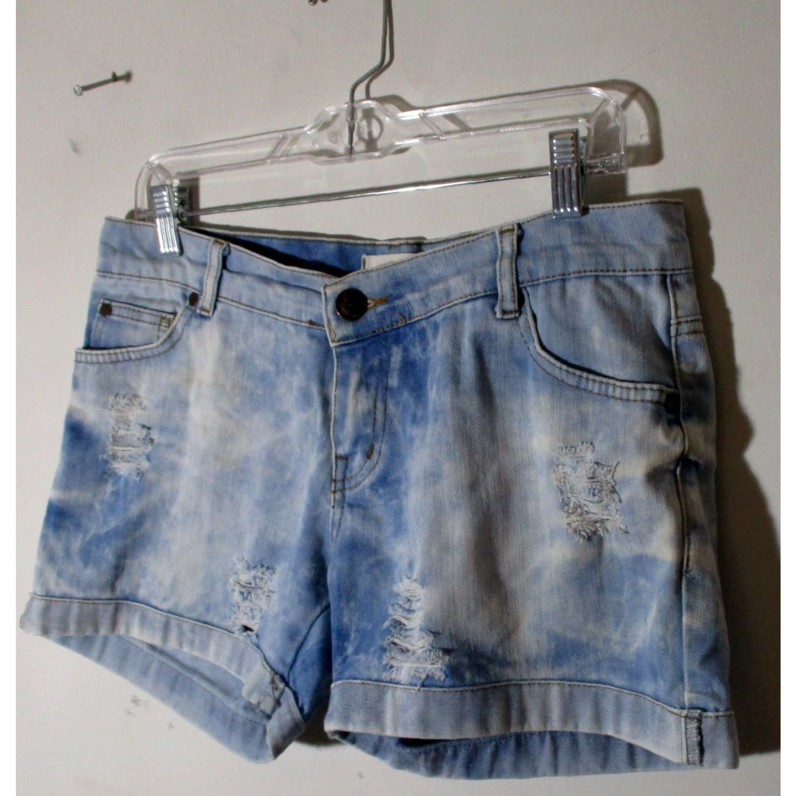 Denime Jiislii Caddy Denim Shorts Women 32 Blue Cotton 12" Size 24" / US 00 / IT 34 - 2 Thumbnail