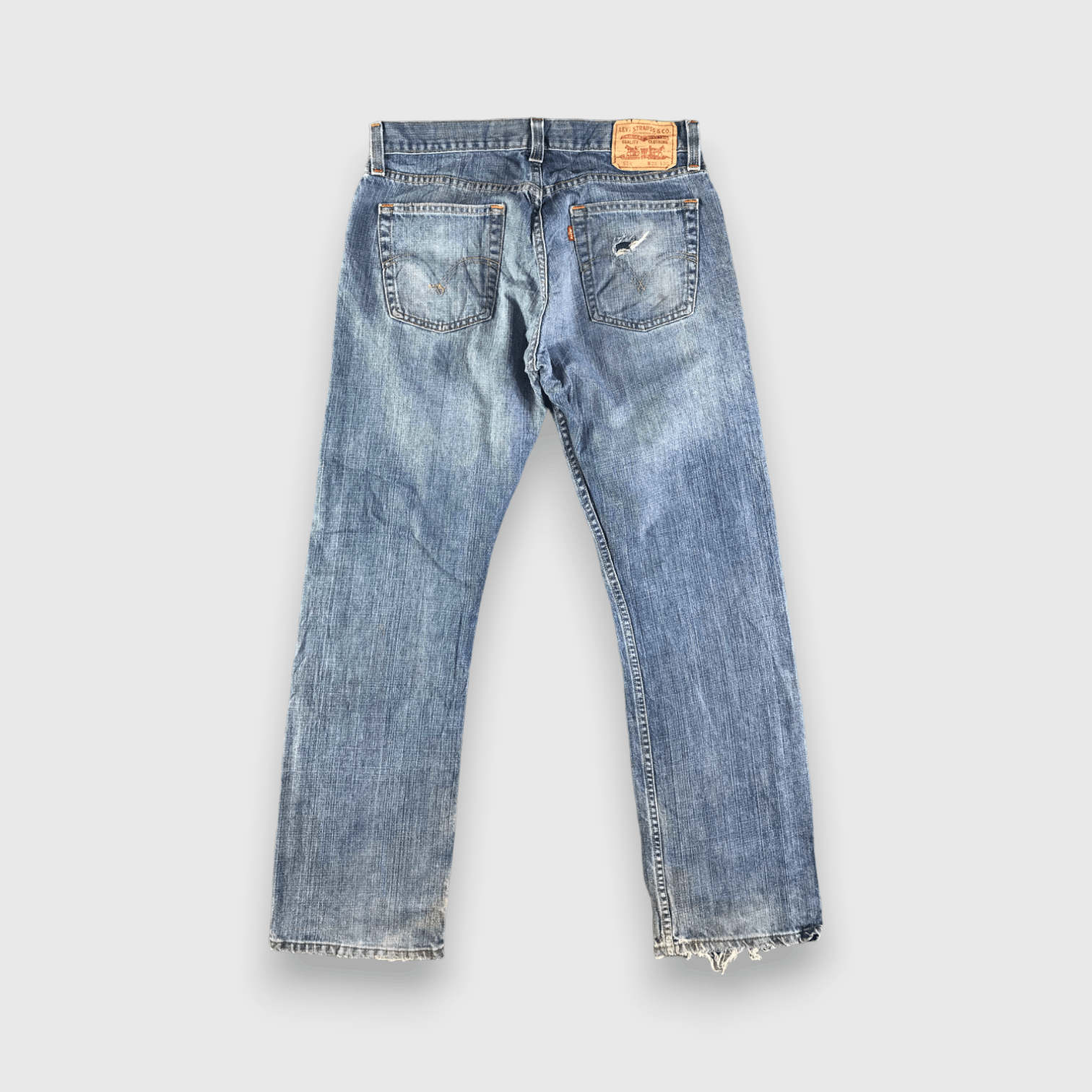 Levi's Vintage Blue Wash Levis 514 Jeans-J4377 Size US 32 / EU 48 - 2 Thumbnail